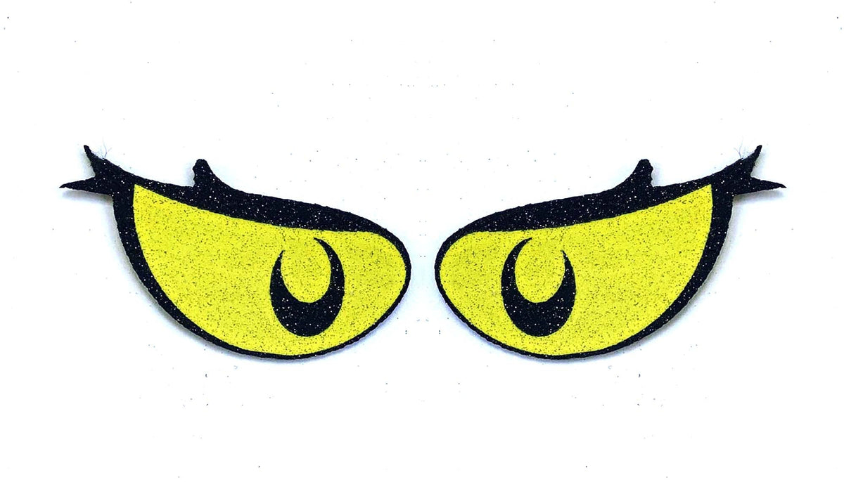 6 Pack of Christmas Mean Monster Felt Eyes