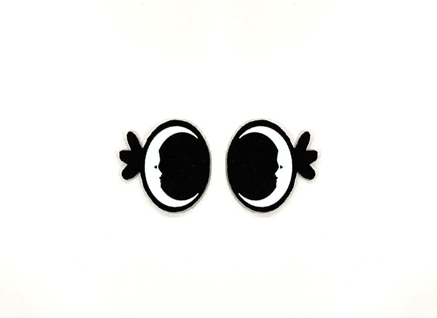 6 Pack of Moon Felt Eyes
