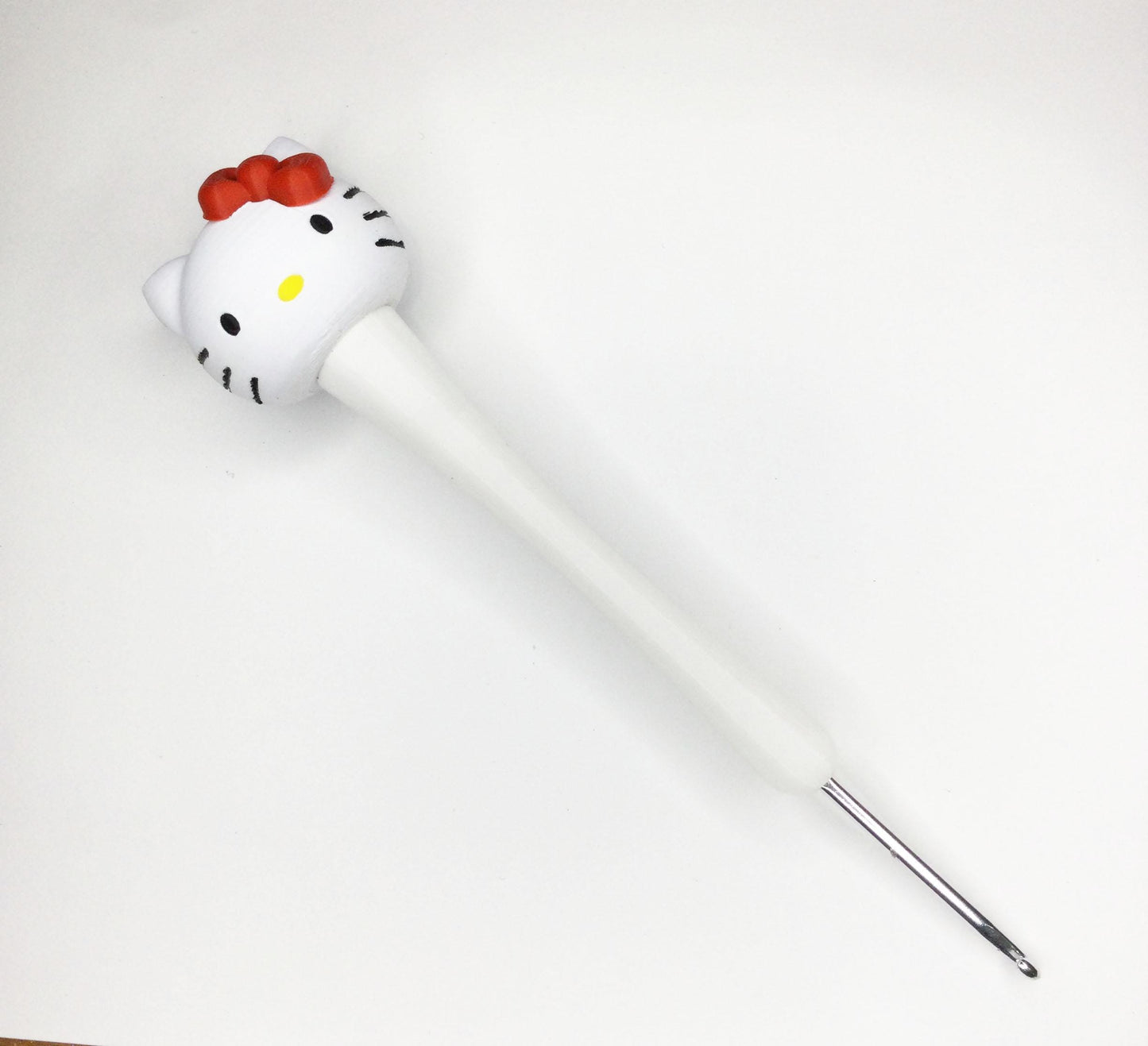 Cute Ergonomic Crochet Hook Handle, Tapered or Inline, Hand Pain Relief, Amigurumi, Kawaii Crochet Accessory