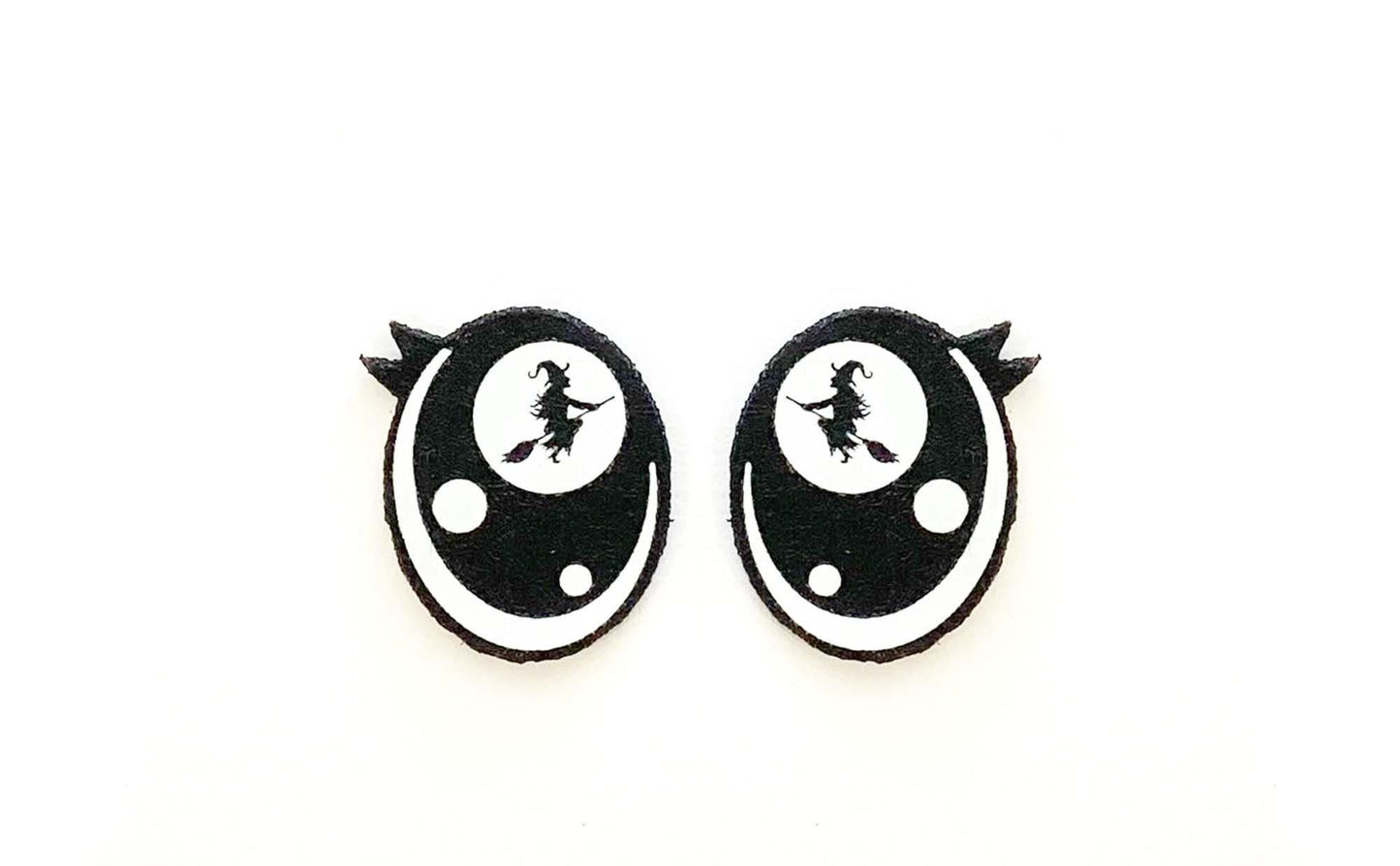 3 Pack of Halloween Felt Eyes with Lashes, Witch Eyes, Multiple Sizes Available