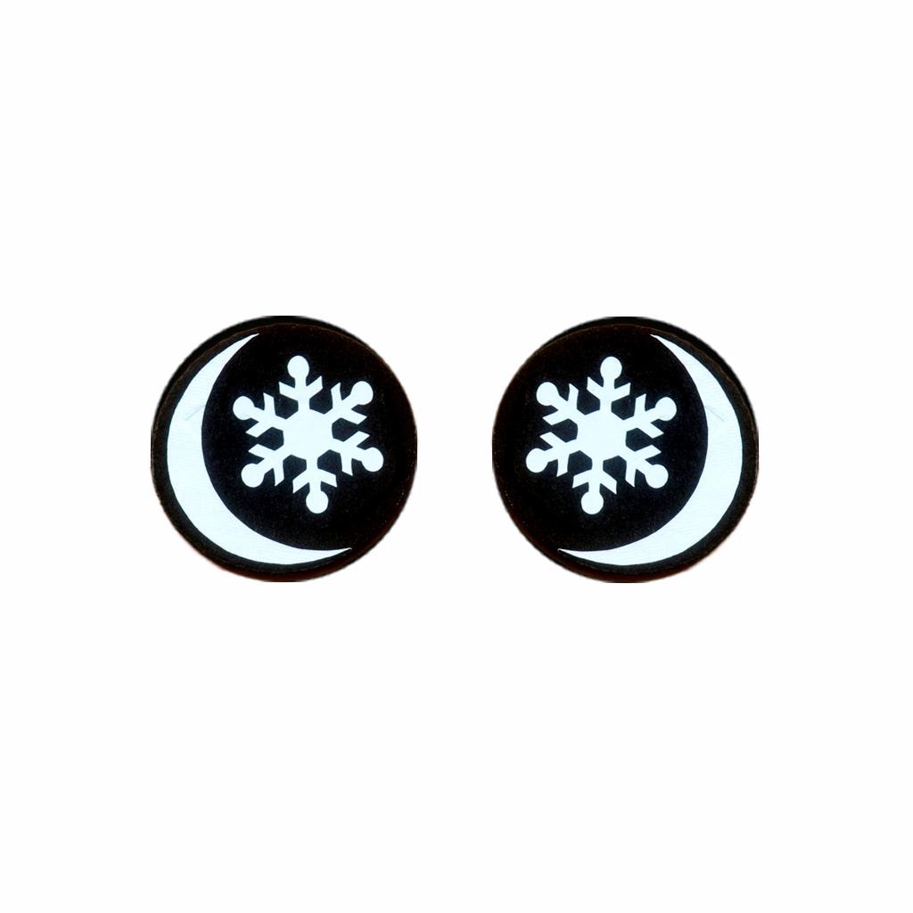 6 Pack of Snowflake Felt Eyes