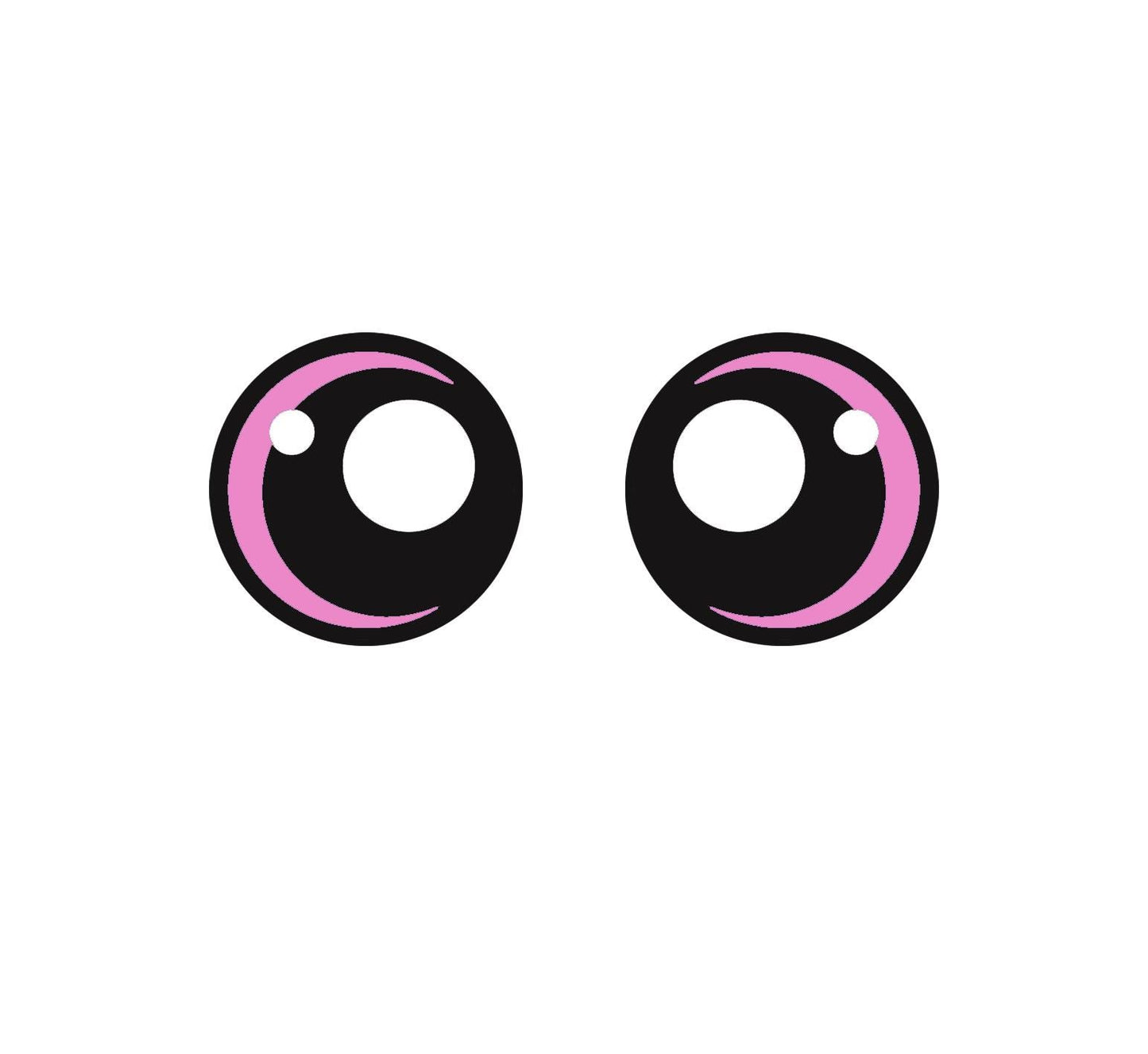 6 Pack of Felt Eyes For Amigurumi