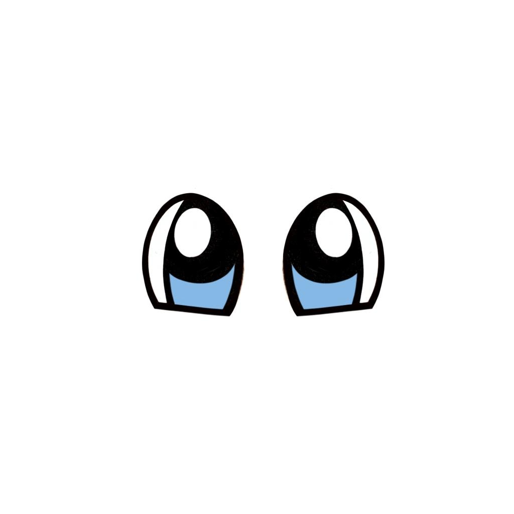 6 Pack of Kawaii Felt Eyes For Amigurumi