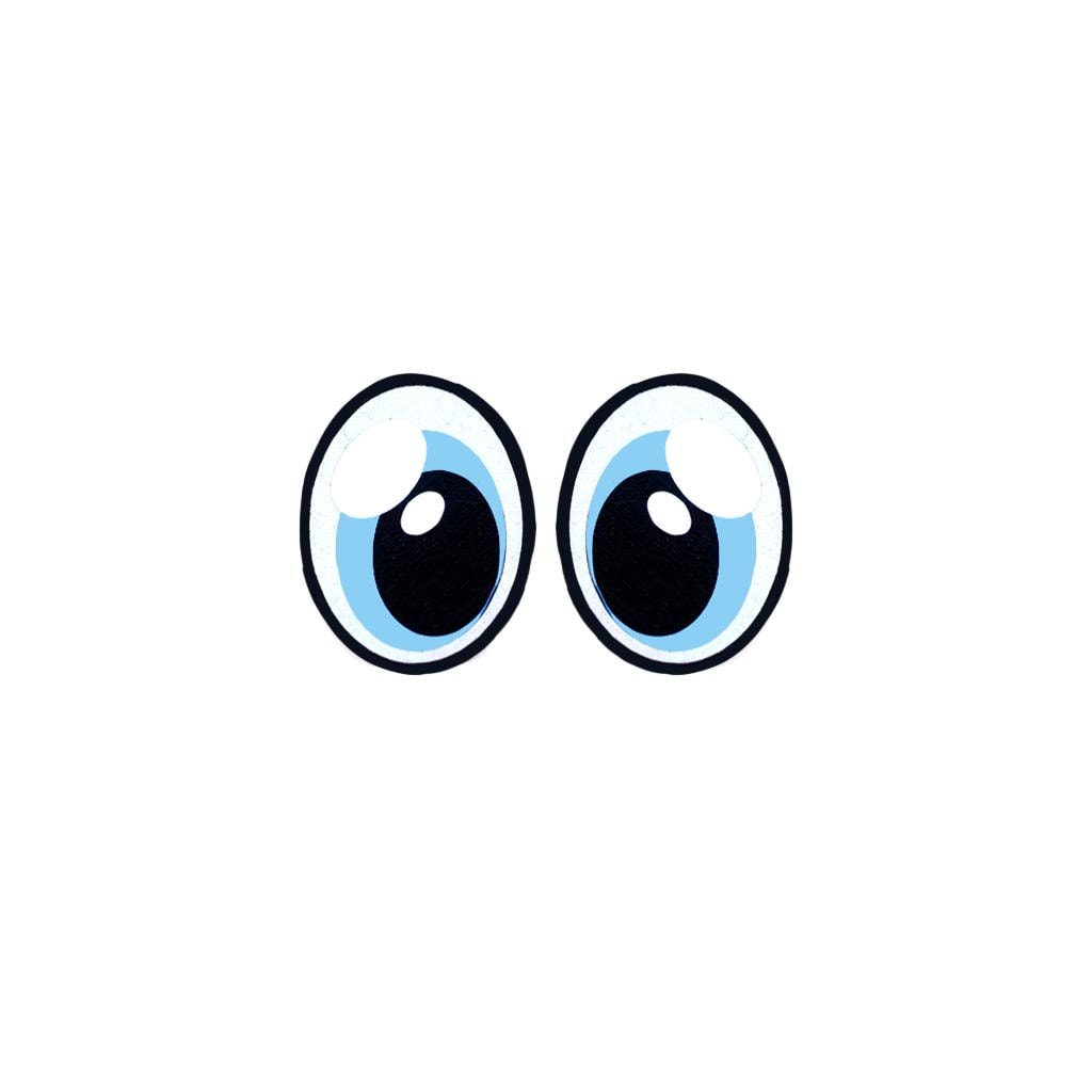 3 Pack of Blue Felt Eyes for Amigurumi: Crochet Plushie Kawaii Eyes