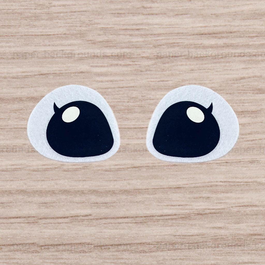 3 Pack of Alien Felt Eyes for Amigurumi, .75 to 2.5 inch , Crochet, Plushie Eyes, Hawaiian, Crafts and Dolls Multiple Sizes Available