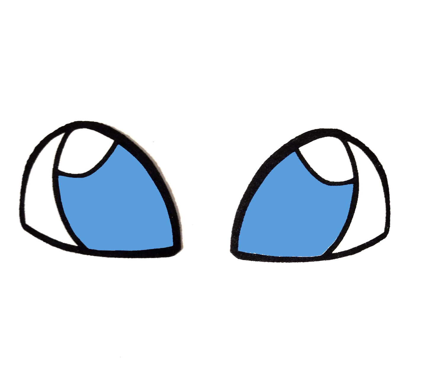 3 Pack of Kawaii Felt Eyes for Amigurumi and Crochet Plushies, Multiples Sizes Available Multiple Sizes Available