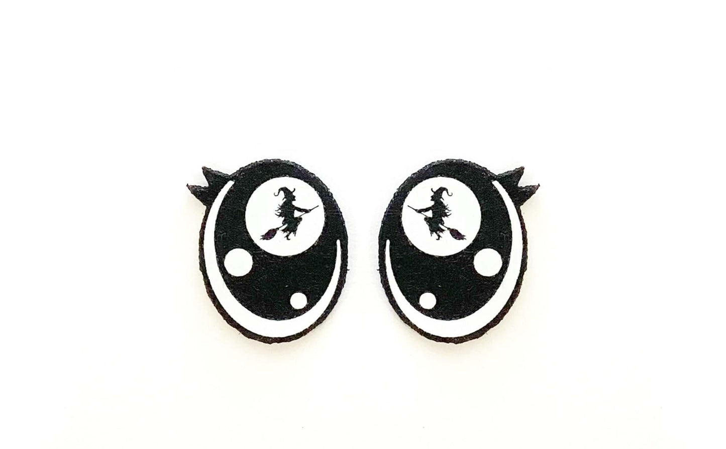 3 Pack of Halloween Felt Eyes with Lashes, Witch Eyes, Multiple Sizes Available
