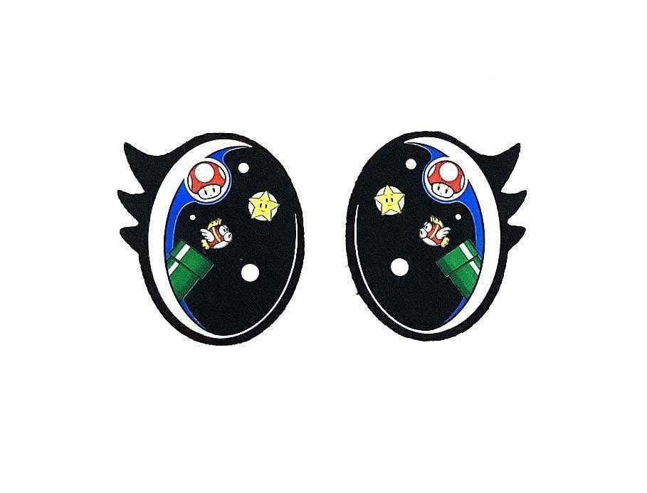 3 Pack of Cartoon Felt Eyes for Amigurumi, Plumber Guy, Multiple Sizes Available