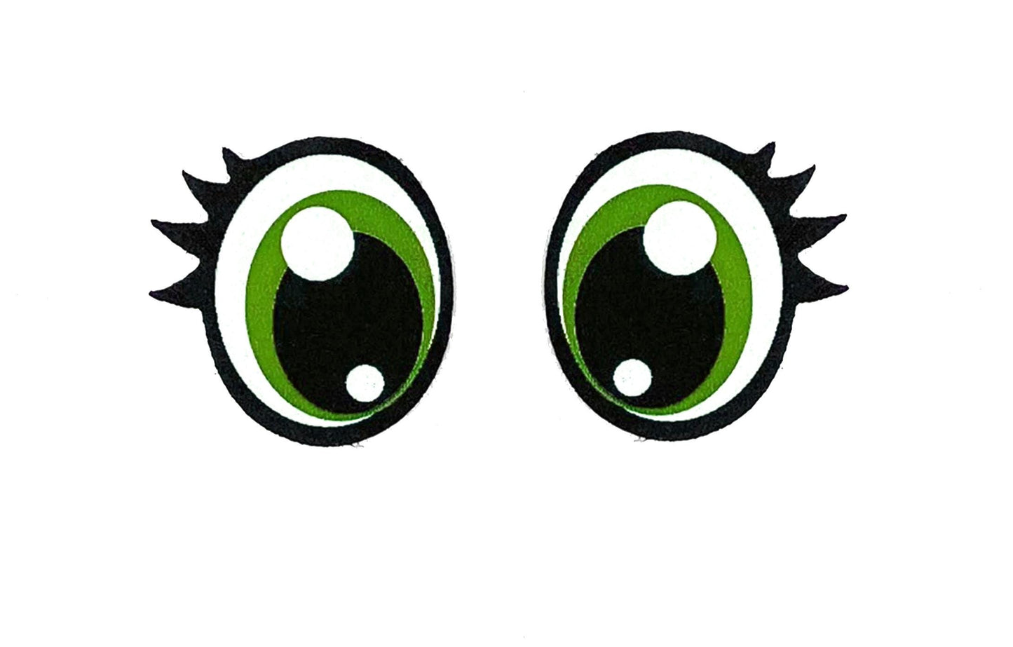 6 Pack of Glitter Felt Eyes for Amigurumi: Crochet Plushie, Doll Eyes, Craft Supplies