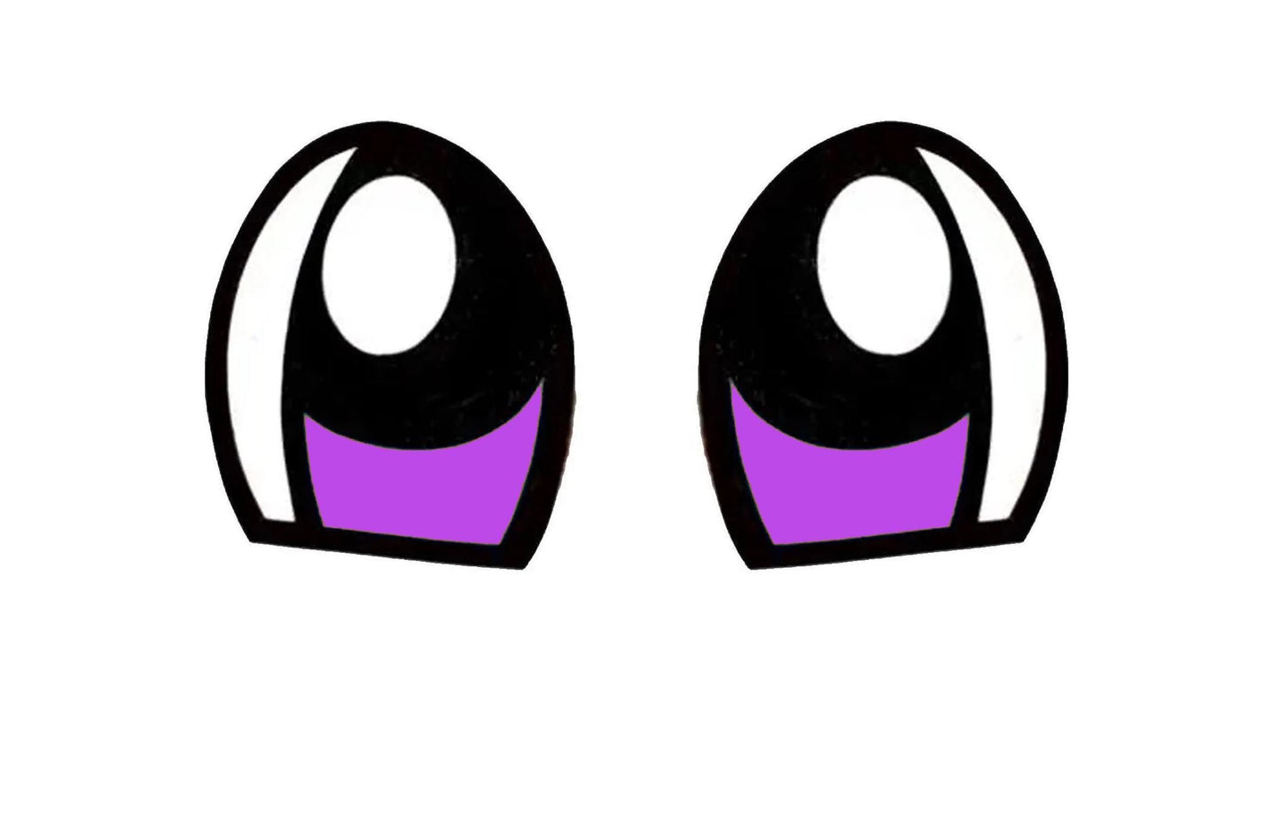 6 Pack of Kawaii Felt Eyes For Amigurumi, Monster, Multiple Sizes Available