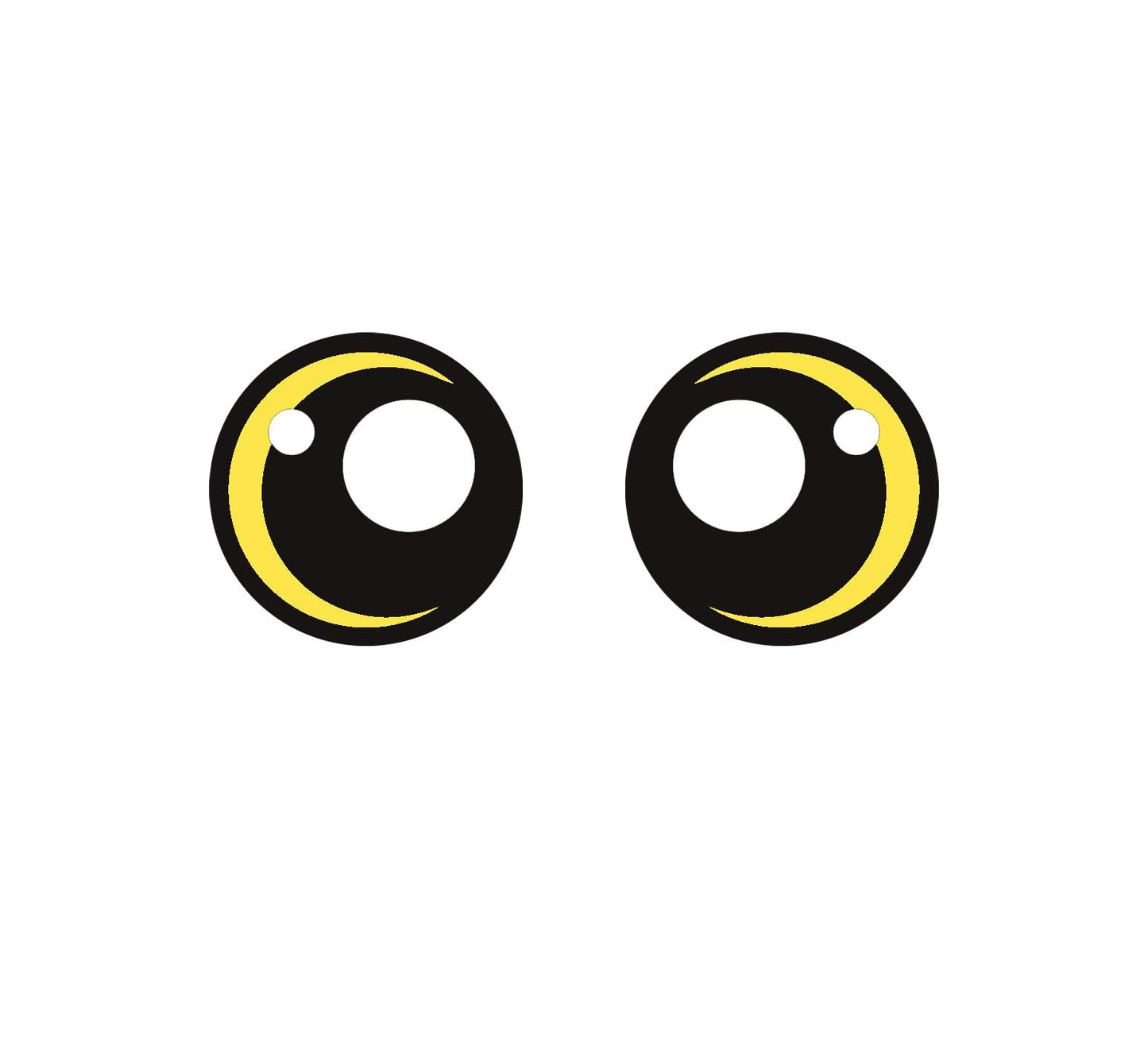 6 Pack of Felt Eyes For Amigurumi