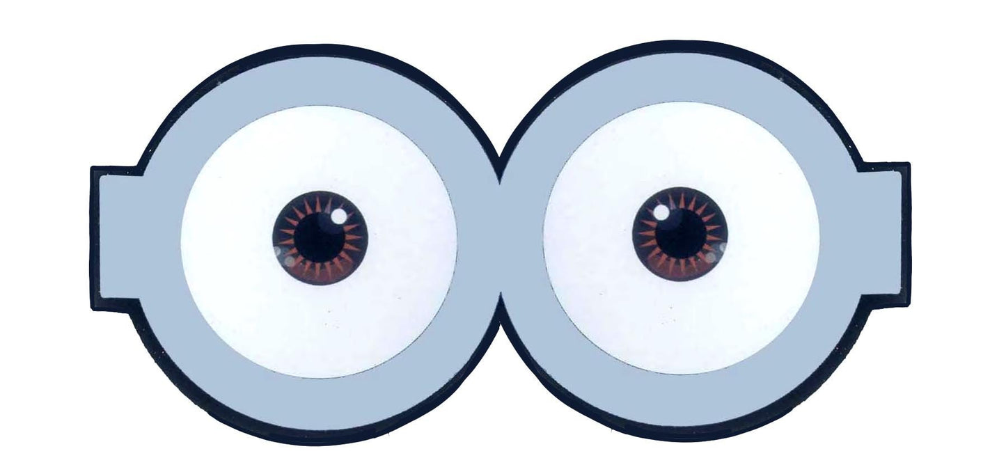 6 Pack Felt Eyes for Amigurumi, Goggle Eyes, Yellow Guy, Multiple Sizes