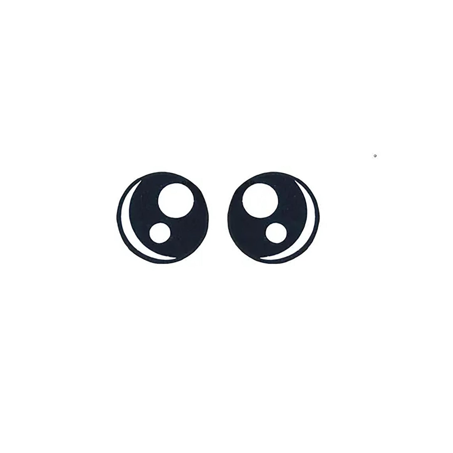 6 Pack of Round Kawaii Felt Eyes