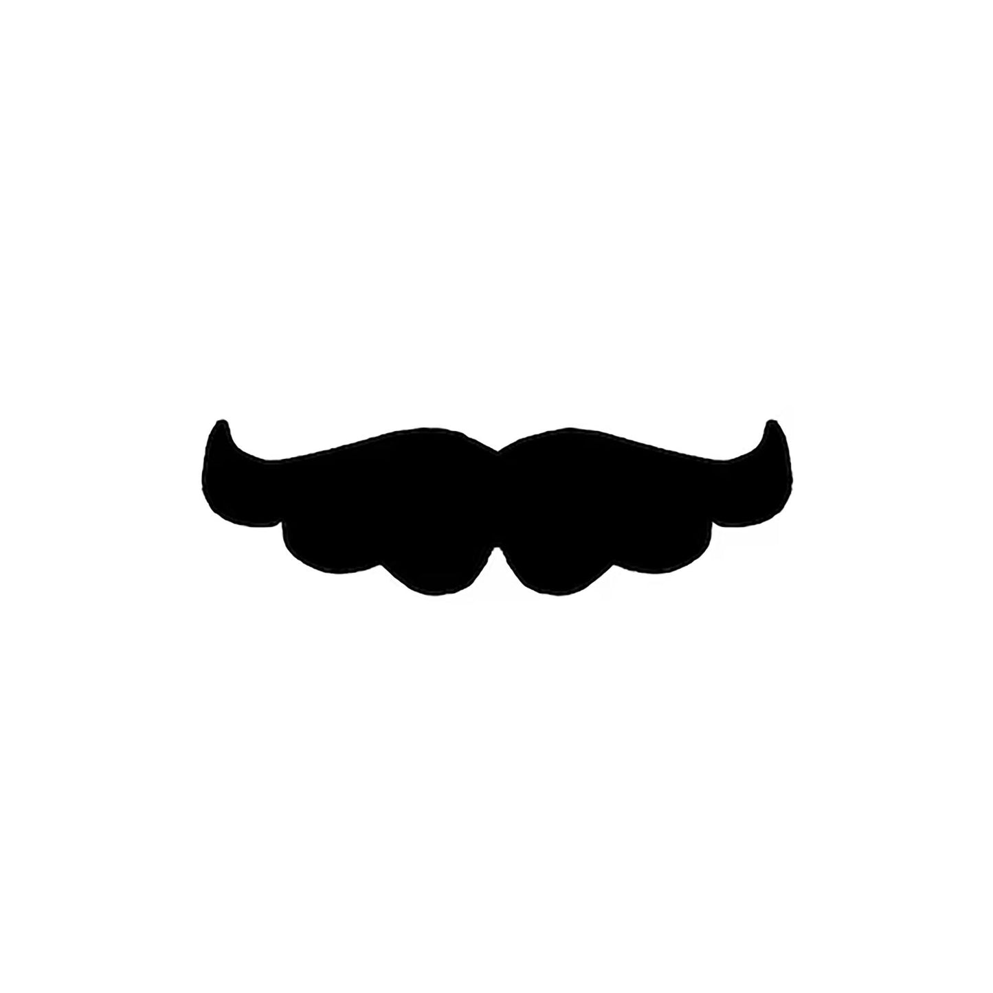 Set of 6 Felt Moustaches for Amigurumi, Plumber Guy, Multiple Sizes Available