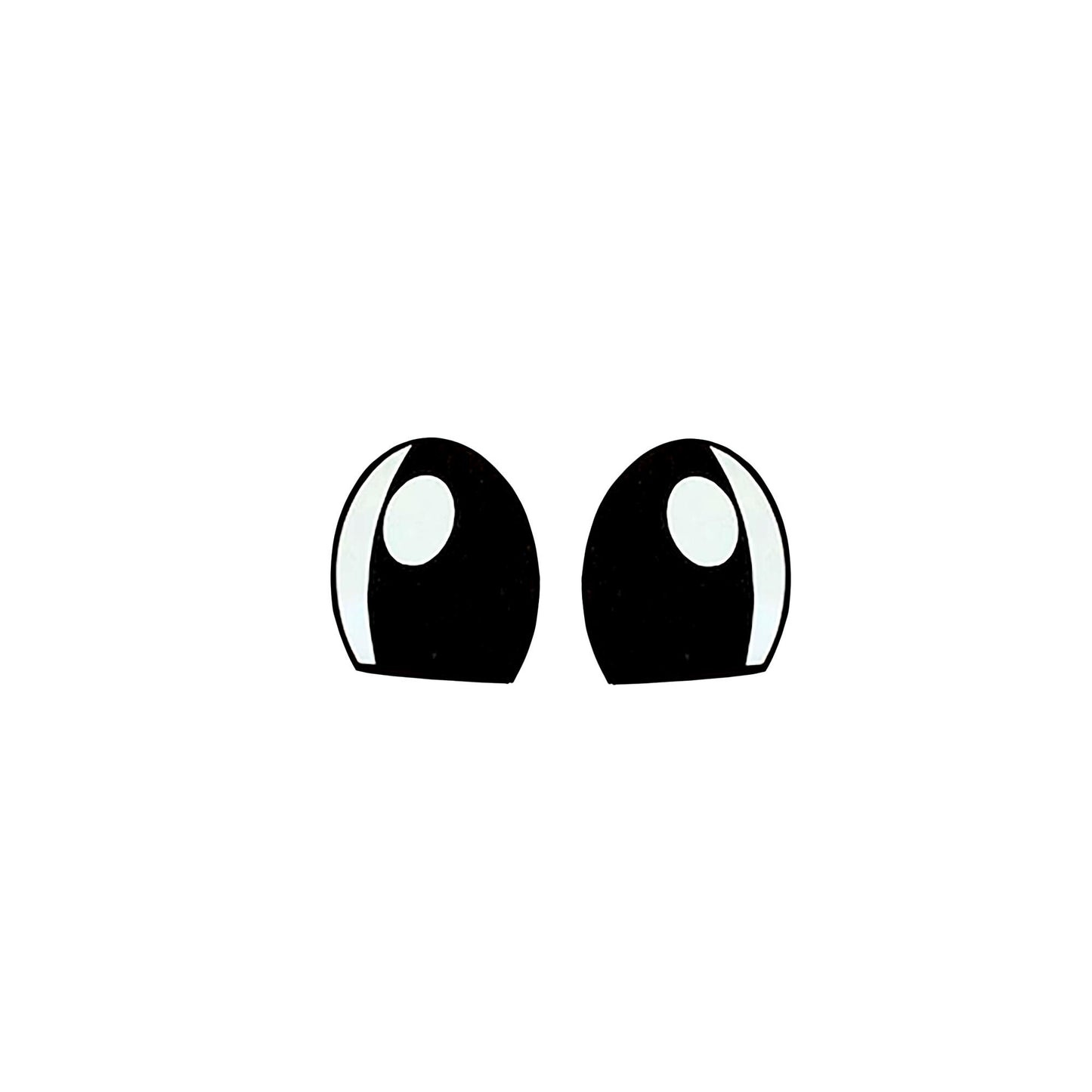 3 Pack of Kawaii Felt Eyes for Amigurumi, Crochet Plushies, Multiple Sizes Available