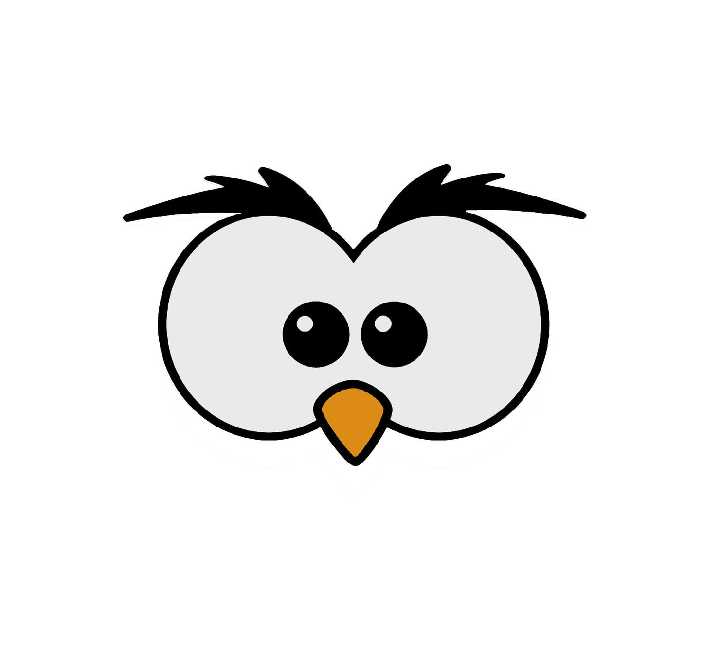 6 Pack Felt Bird Faces, Amigurumi Eyes, Mouth, Cheeks - Multiple Sizes