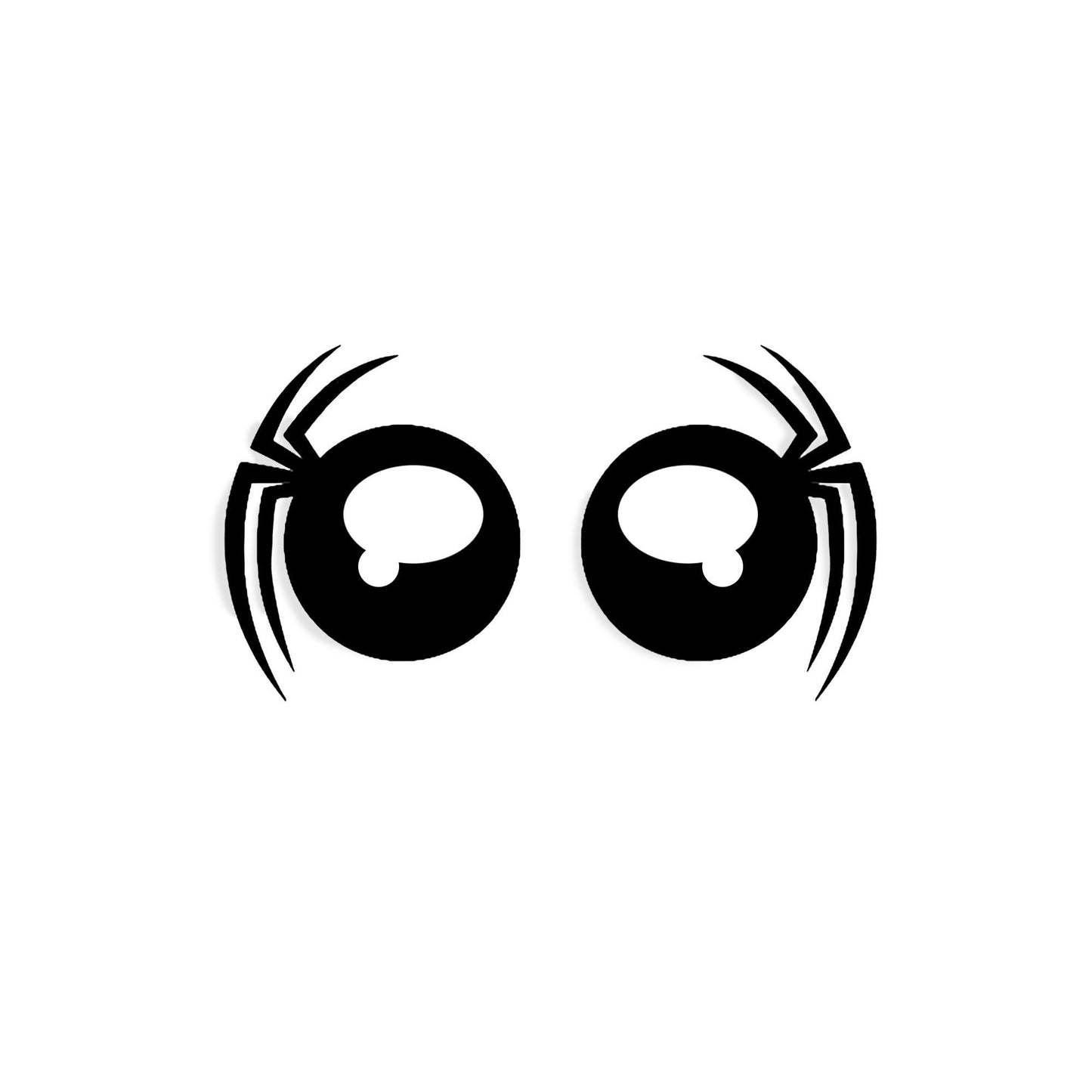 6 Pack of Halloween Felt Eyes with Lashes for Amigurumi, Spider, Multiple Sizes