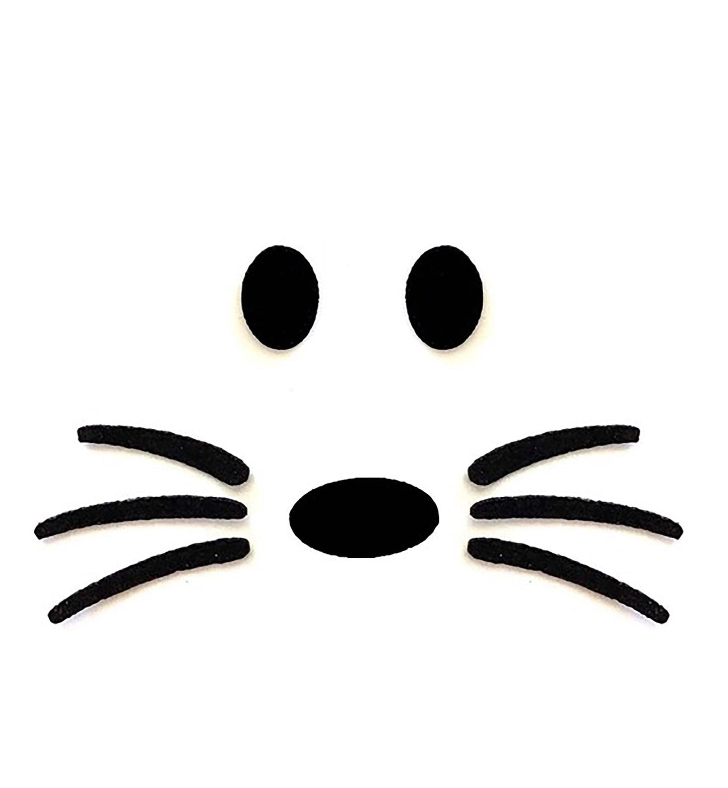 3 Felt Animal Faces Nose Whiskers for Amigurumi Multiple Sizes Available