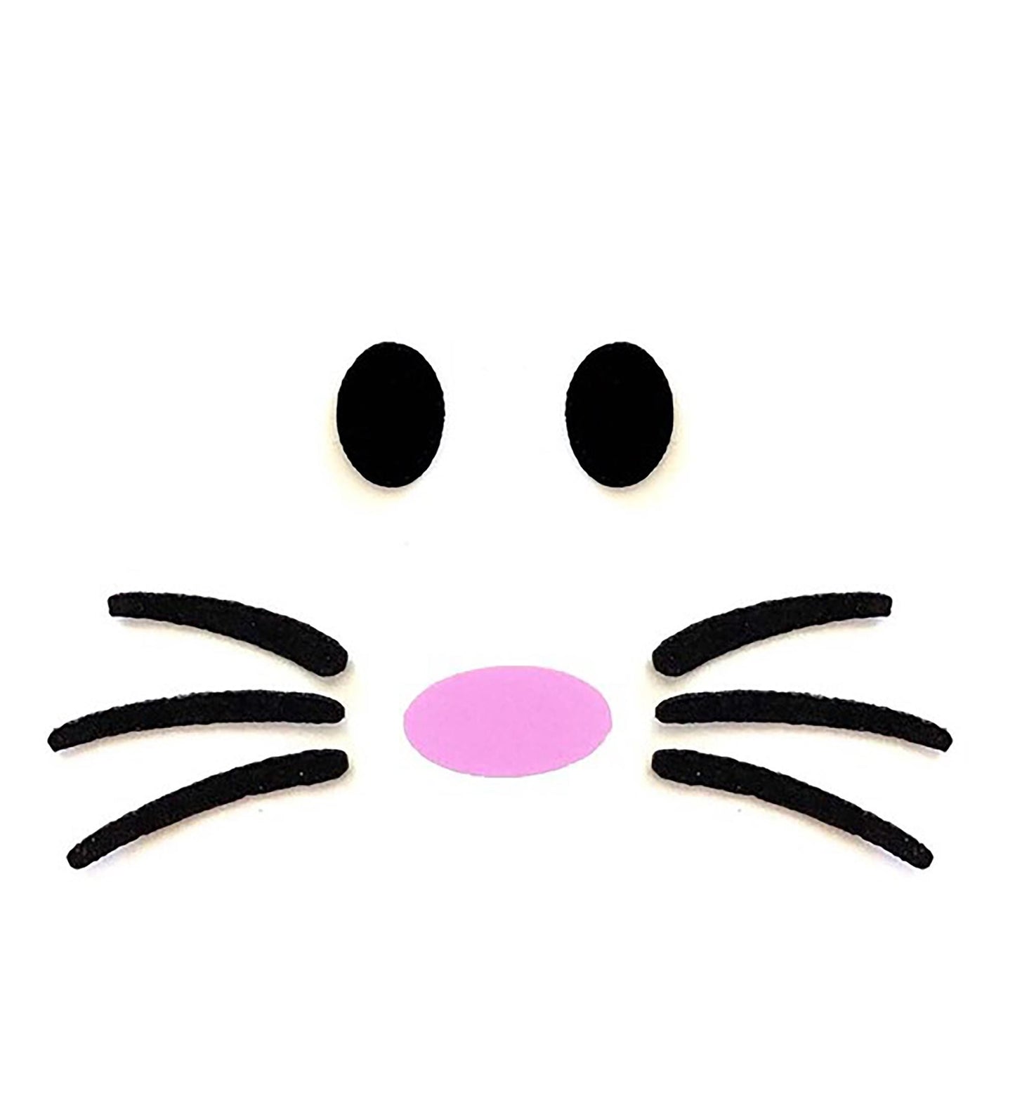 3 Felt Animal Faces Nose Whiskers for Amigurumi Multiple Sizes Available