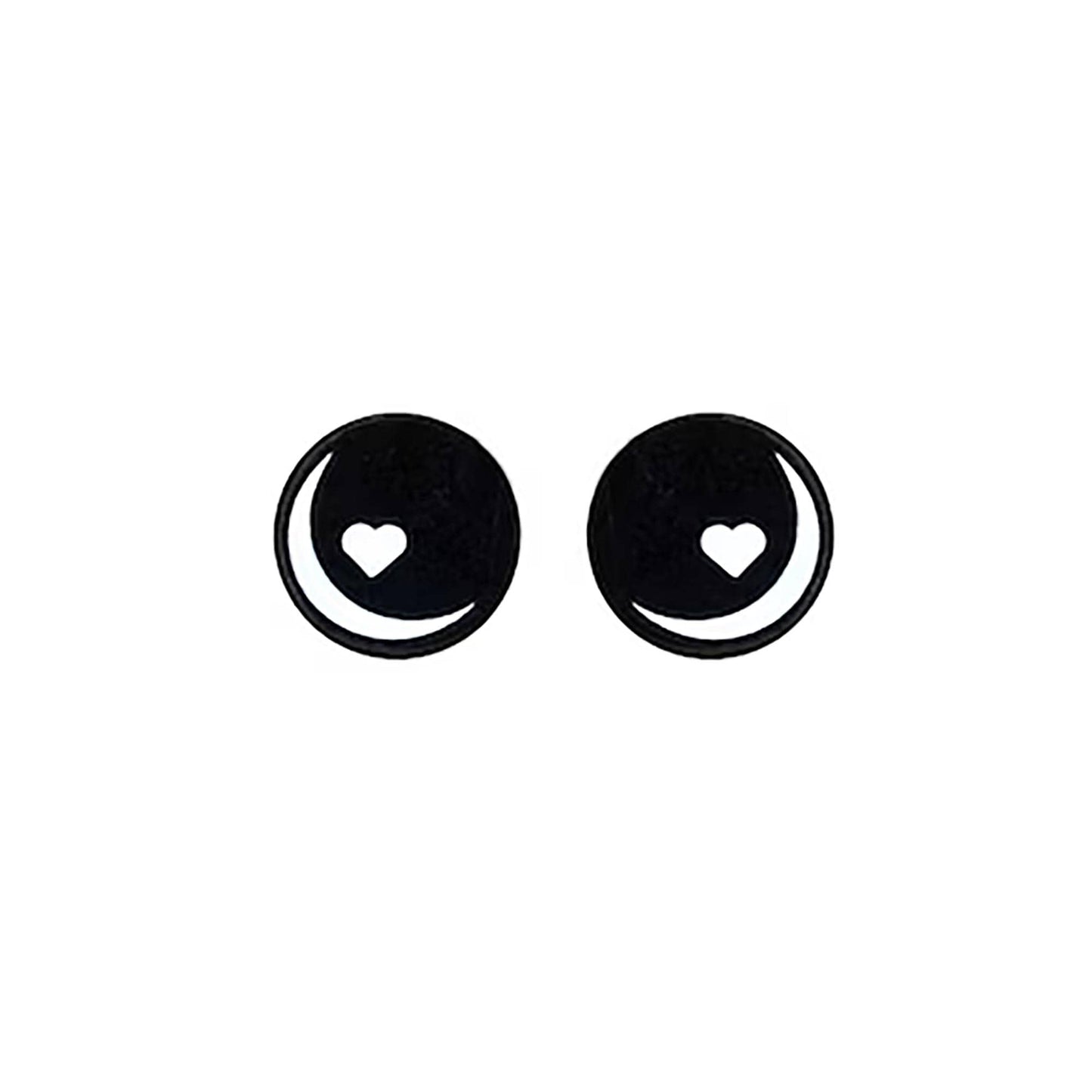 6 Pack of Round Kawaii Felt Eyes