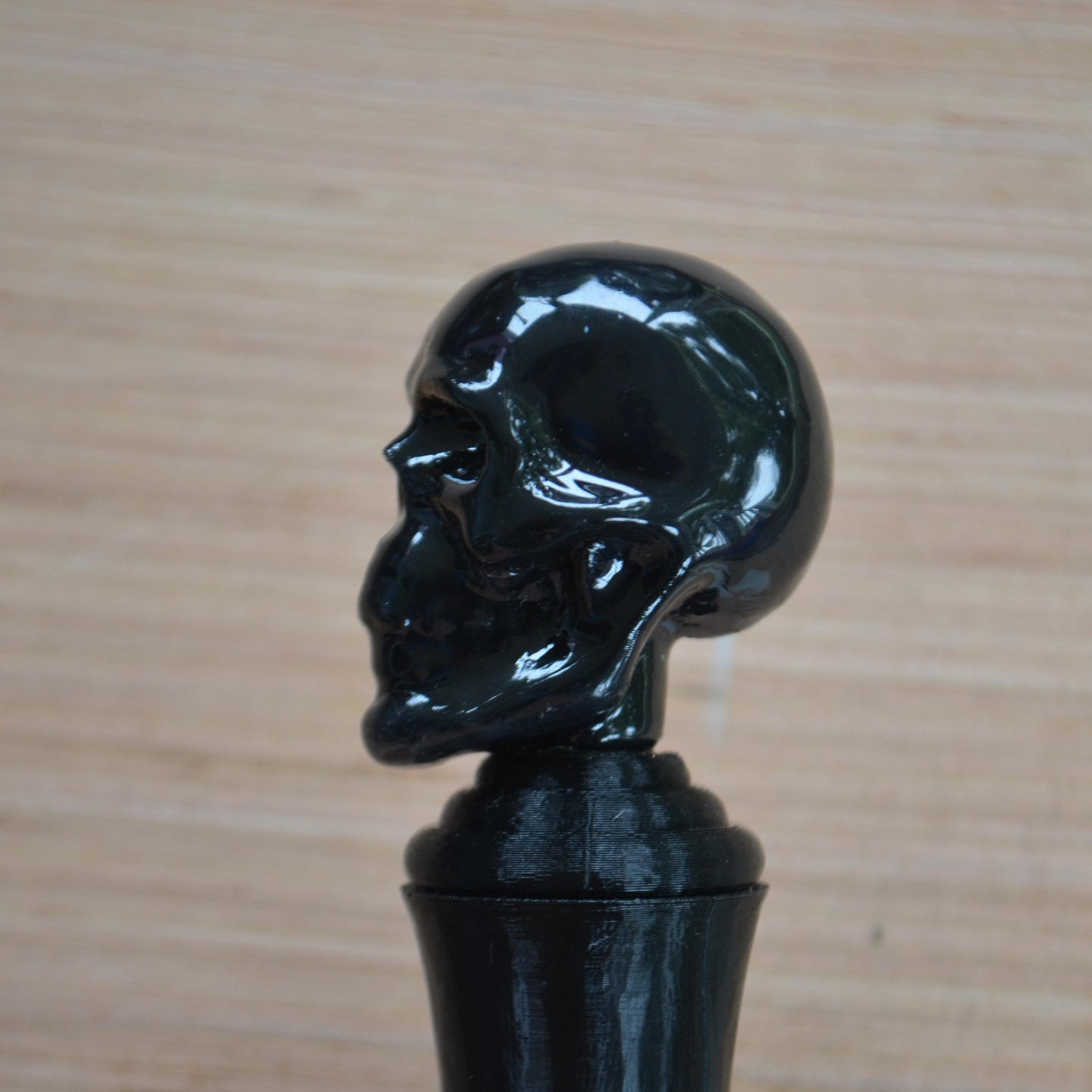 Chunky Ergonomic Crochet Hook Handle, Skull, Tapered or Inline, Gift for Crocheter
