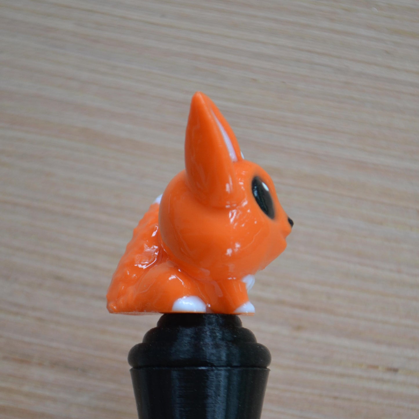 Ergonomic Crochet Hook Handle, Tapered or Inline, Cute Fox, Pain-Relief Crochet Tool for Amigurumi and Plushie Making