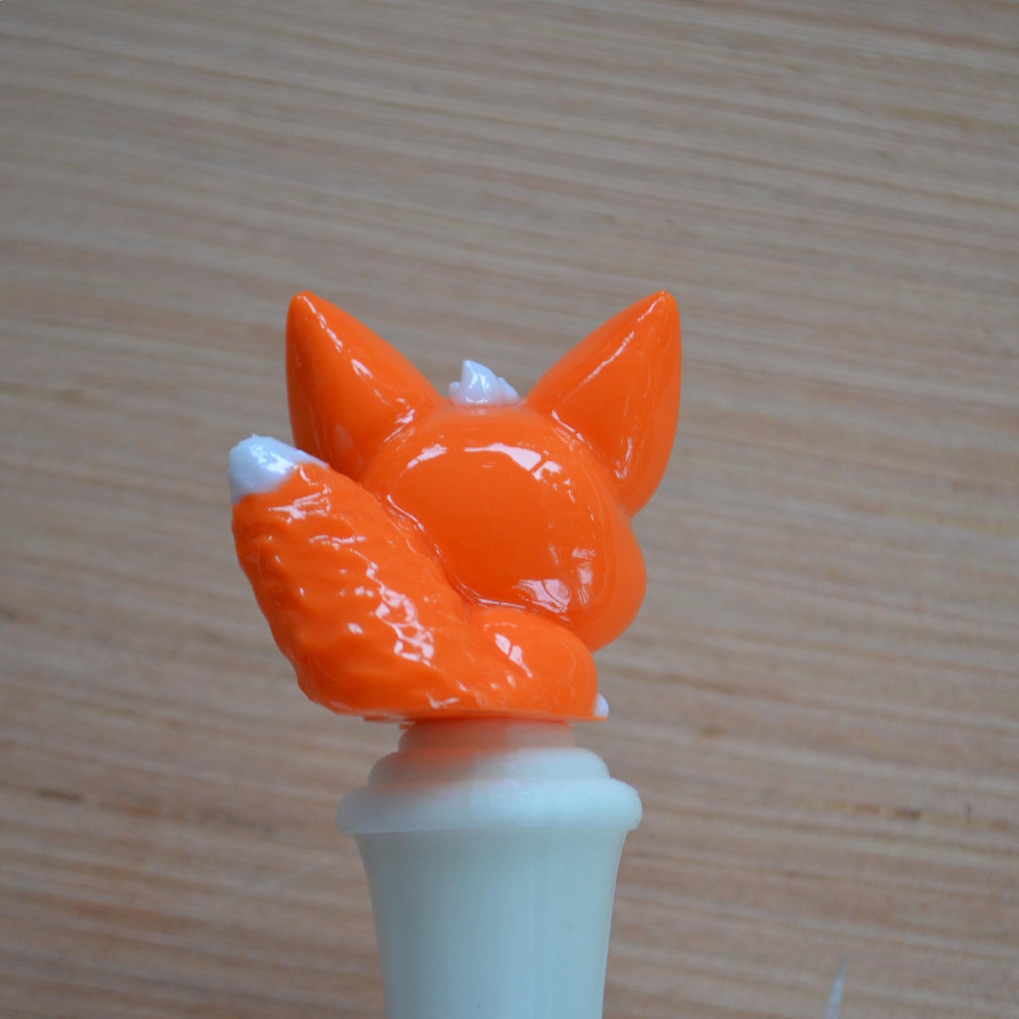 Ergonomic Crochet Hook Handle, Tapered or Inline, Cute Fox, Pain-Relief Crochet Tool for Amigurumi and Plushie Making