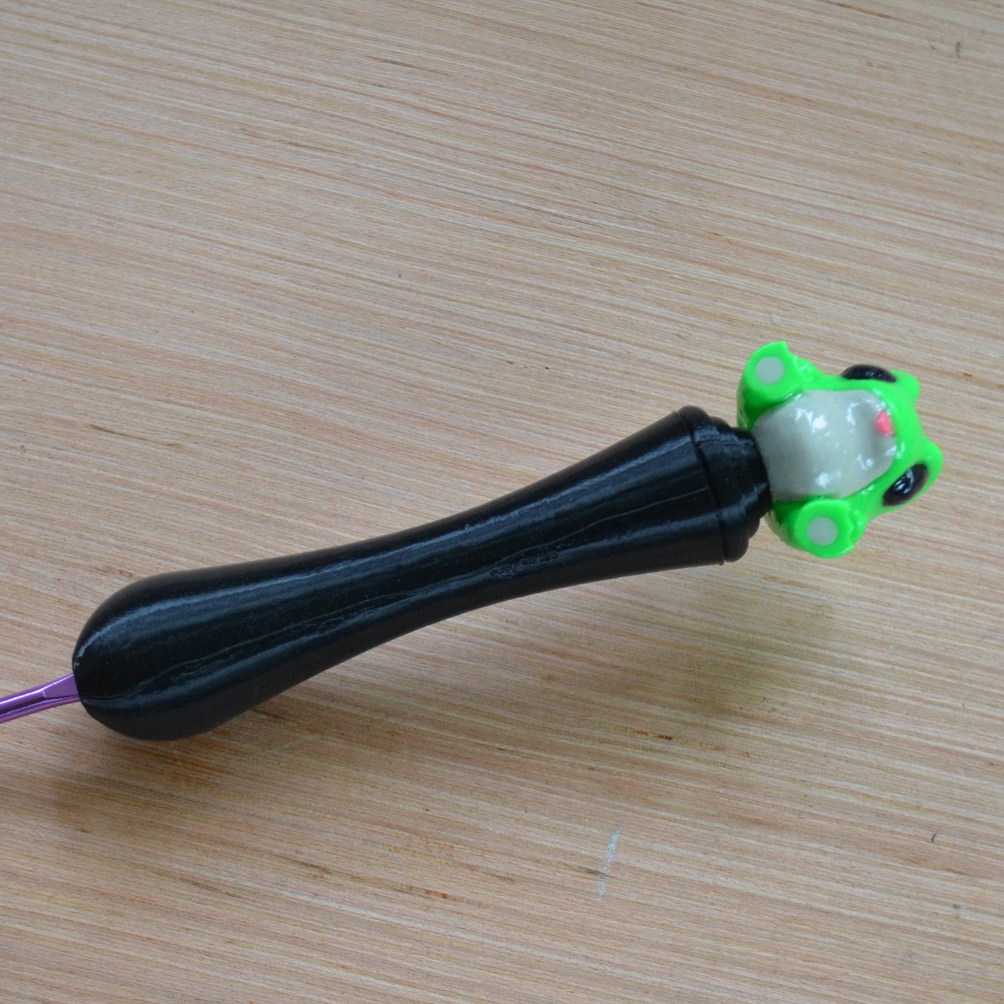 Cute Chunky Ergonomic Crochet Hook Handle, Tapered or Inline, Crochet Tool, Gift for Crocheter