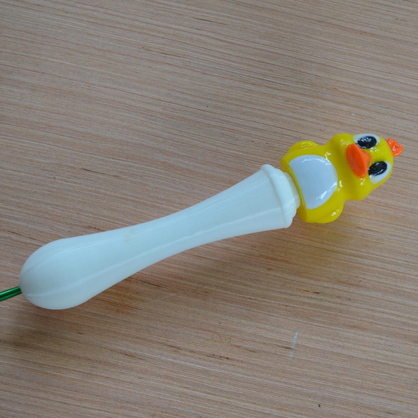 Ergonomic Crochet Hook Handle, Tapered or Inline, Cute Duck, Pain-Relief Crochet Tool for Amigurumi and Plushie Making