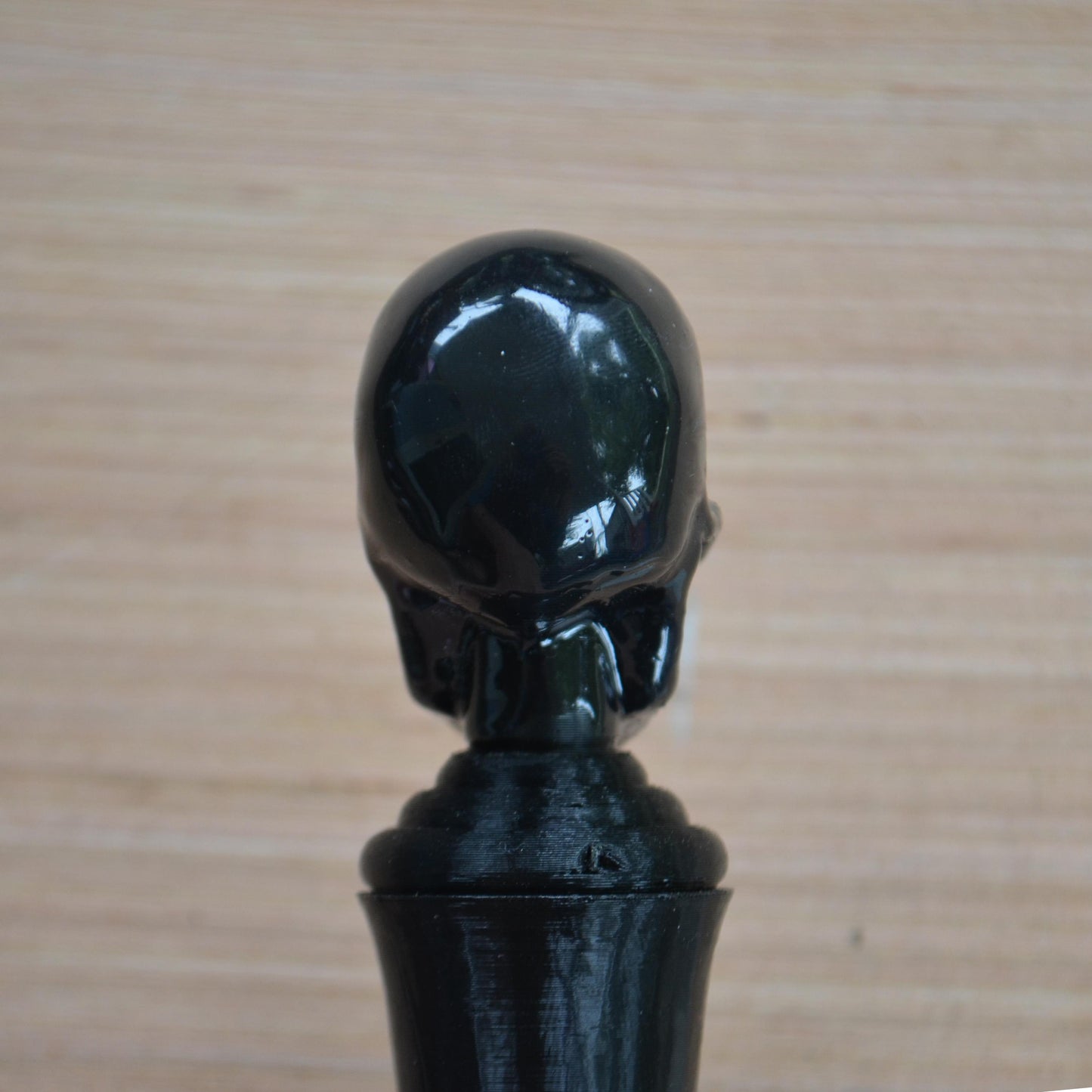 Chunky Ergonomic Crochet Hook Handle, Skull, Tapered or Inline, Gift for Crocheter
