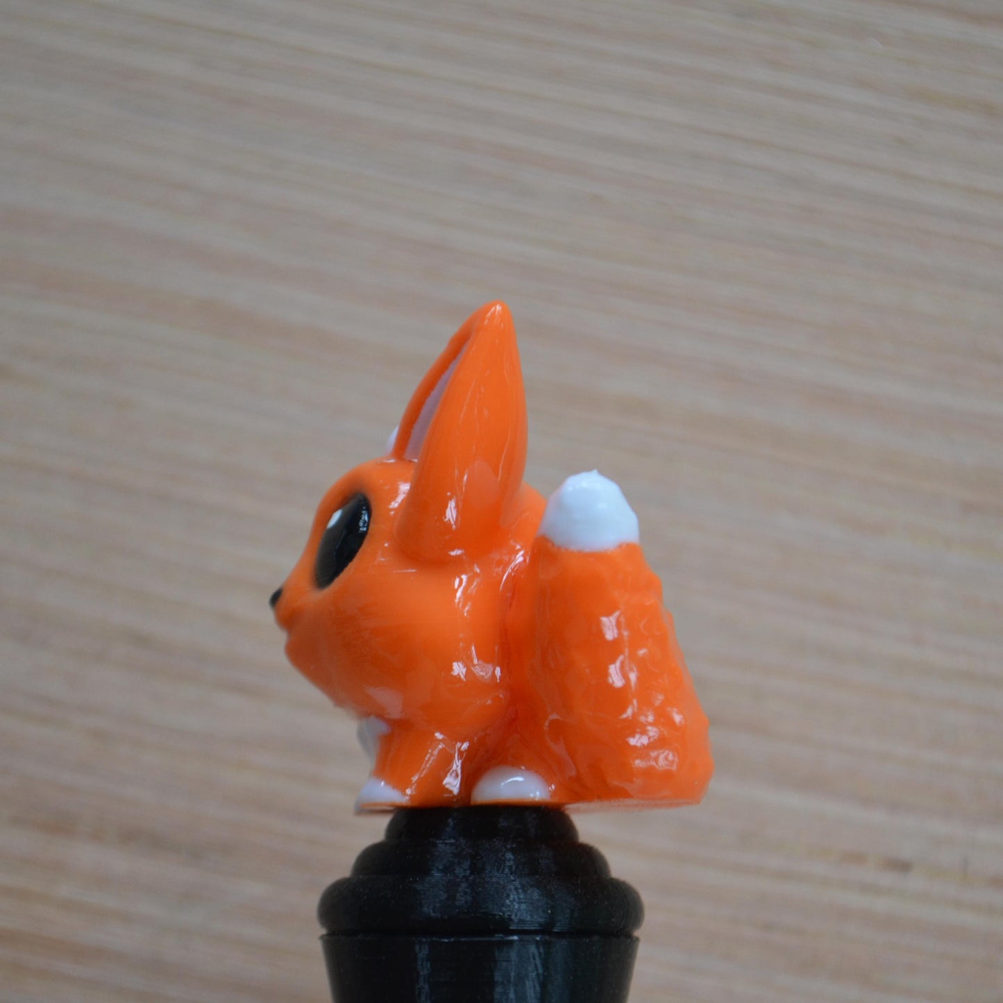 Ergonomic Crochet Hook Handle, Tapered or Inline, Cute Fox, Pain-Relief Crochet Tool for Amigurumi and Plushie Making
