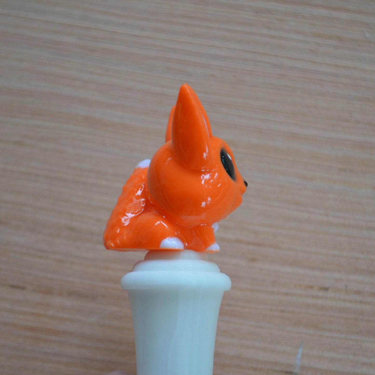 Ergonomic Crochet Hook Handle, Tapered or Inline, Cute Fox, Pain-Relief Crochet Tool for Amigurumi and Plushie Making