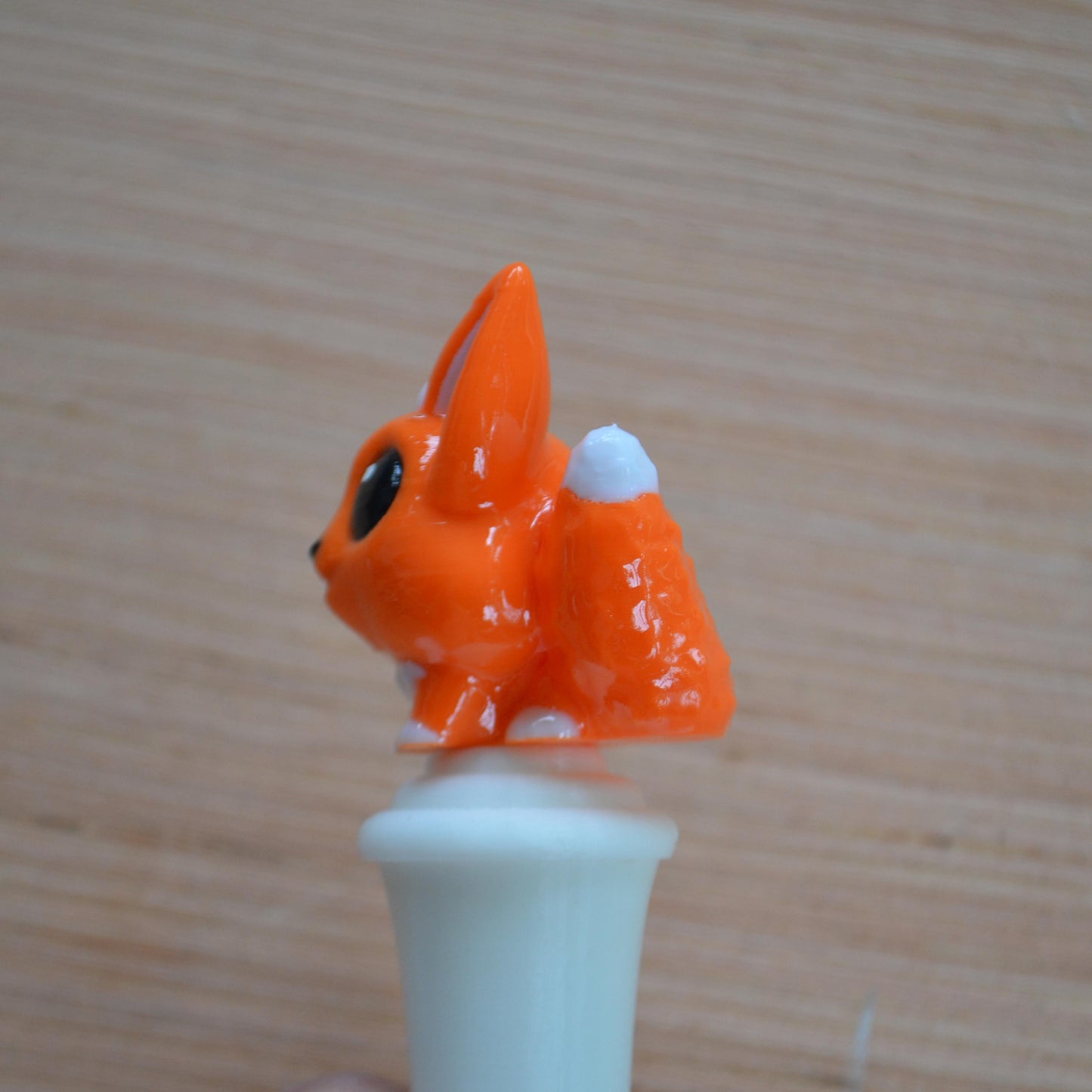 Ergonomic Crochet Hook Handle, Tapered or Inline, Cute Fox, Pain-Relief Crochet Tool for Amigurumi and Plushie Making