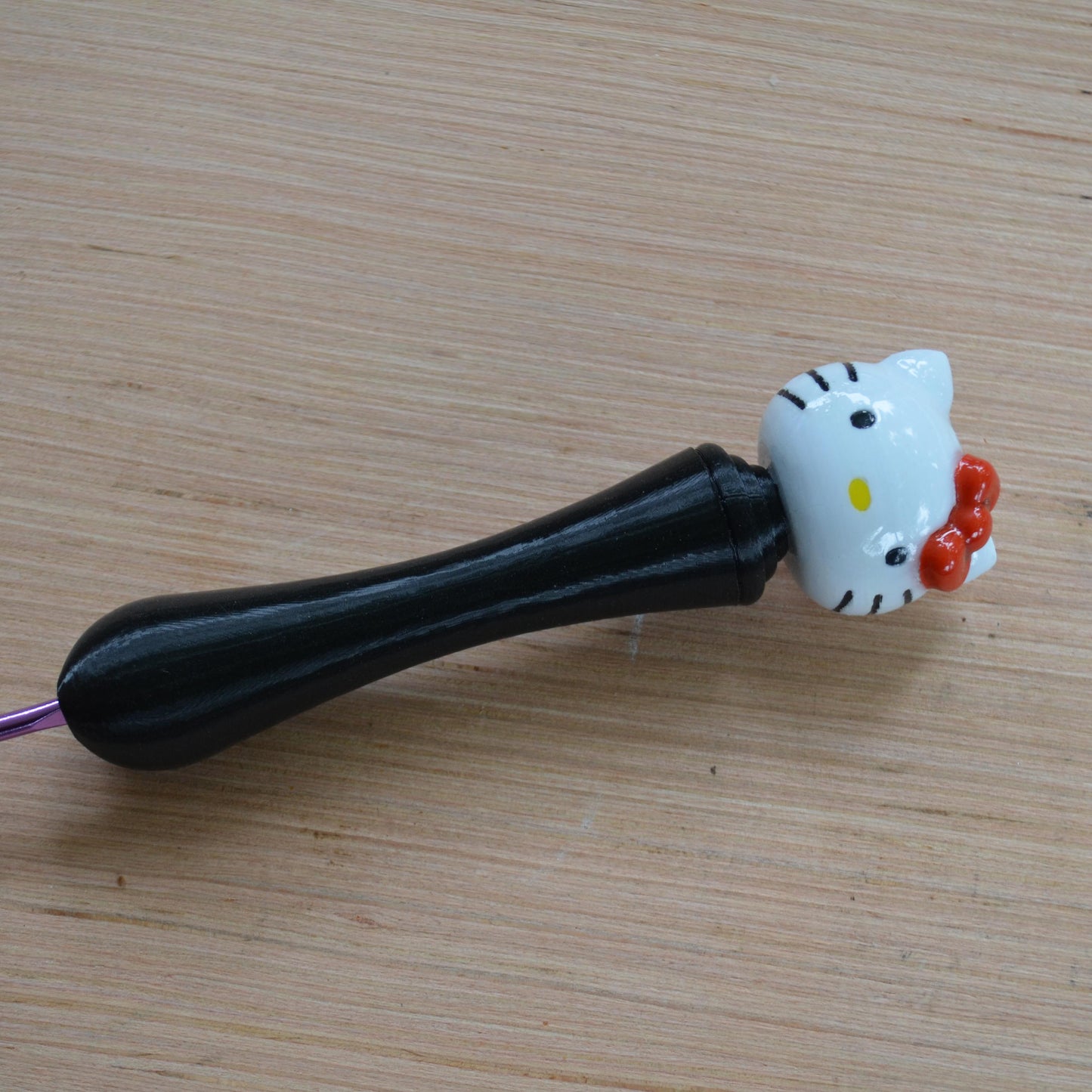 Cute Chunky Ergonomic Crochet Hook Handle, Tapered or Inline, Gift for Crocheter, Craft Gift