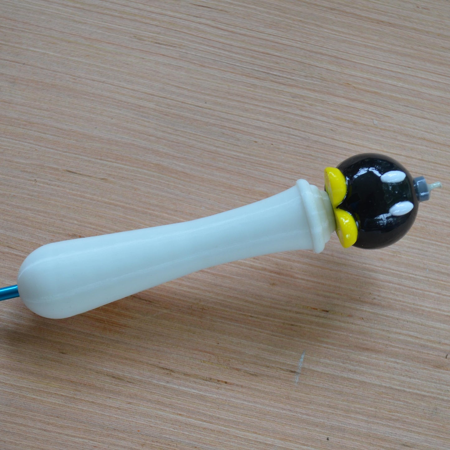 Ergonomic Crochet Hook Handle, Tapered or Inline, Bomb, Pain-Relief Crochet Tool for Amigurumi and Plushie Making