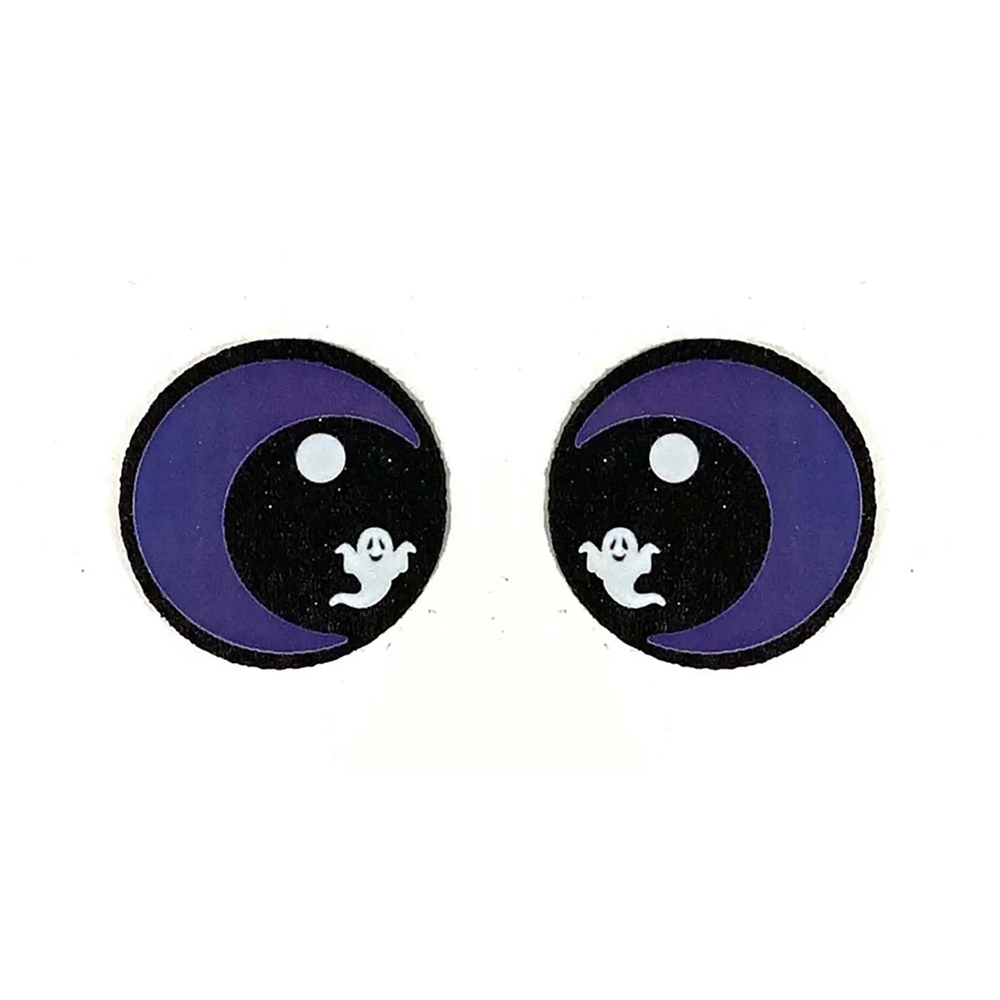 6 Pack of Halloween Felt Eyes for Amigurumi, With or Without lashes Multiple Sizes Available