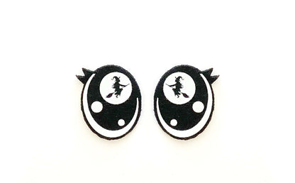 6 Pack of Halloween Felt Eyes