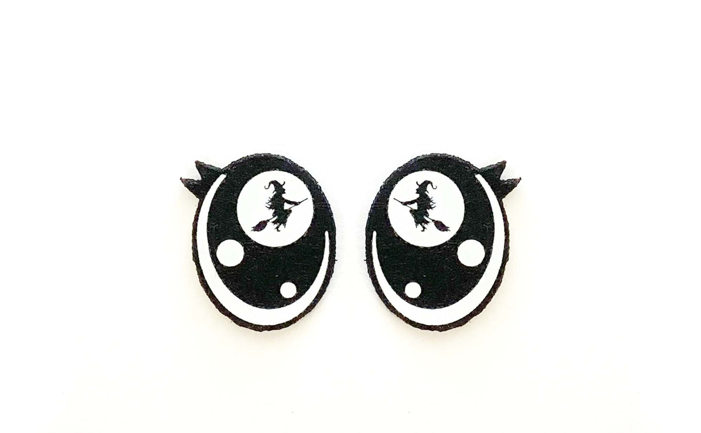 6 Pack of Halloween Felt Eyes for Amigurumi, Witch Eyes, . Multiple Sizes Available