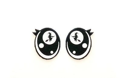 6 Pack of Halloween Felt Eyes