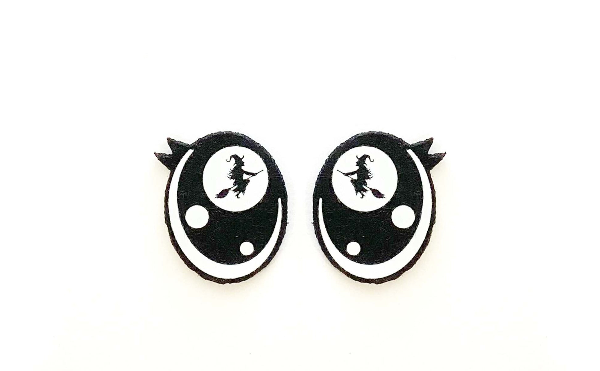 6 Pack of Halloween Felt Eyes for Amigurumi, Witch Eyes, . Multiple Sizes Available