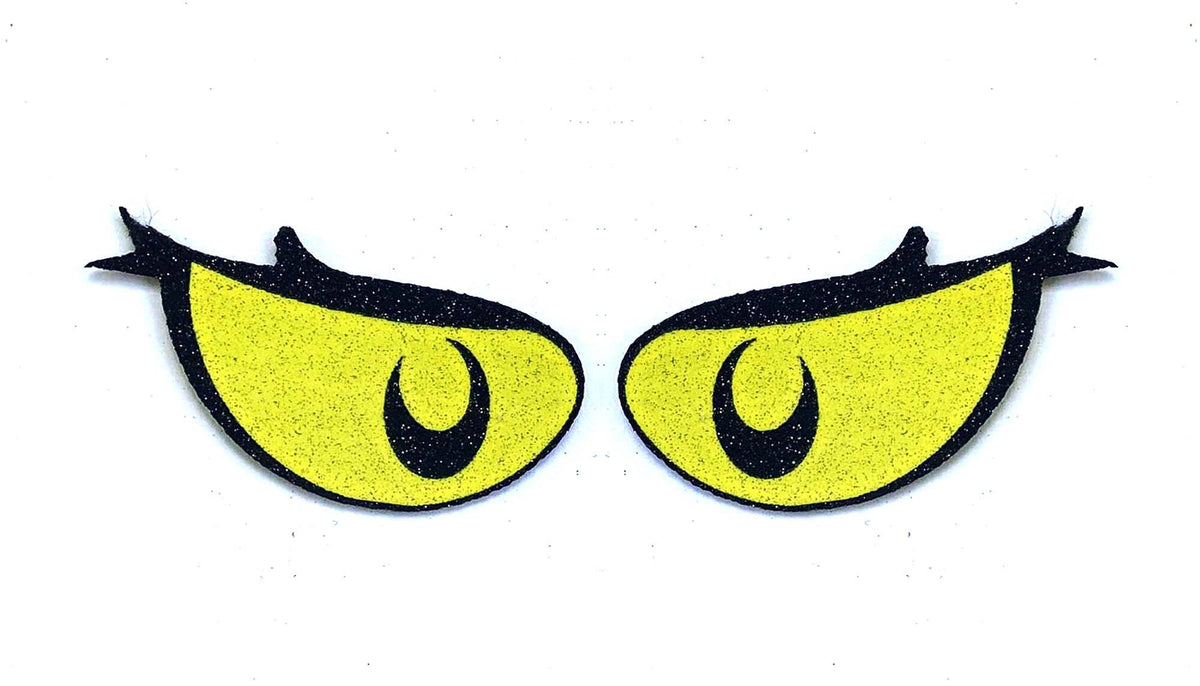 6 Pack of Christmas Mean Monster Felt Eyes