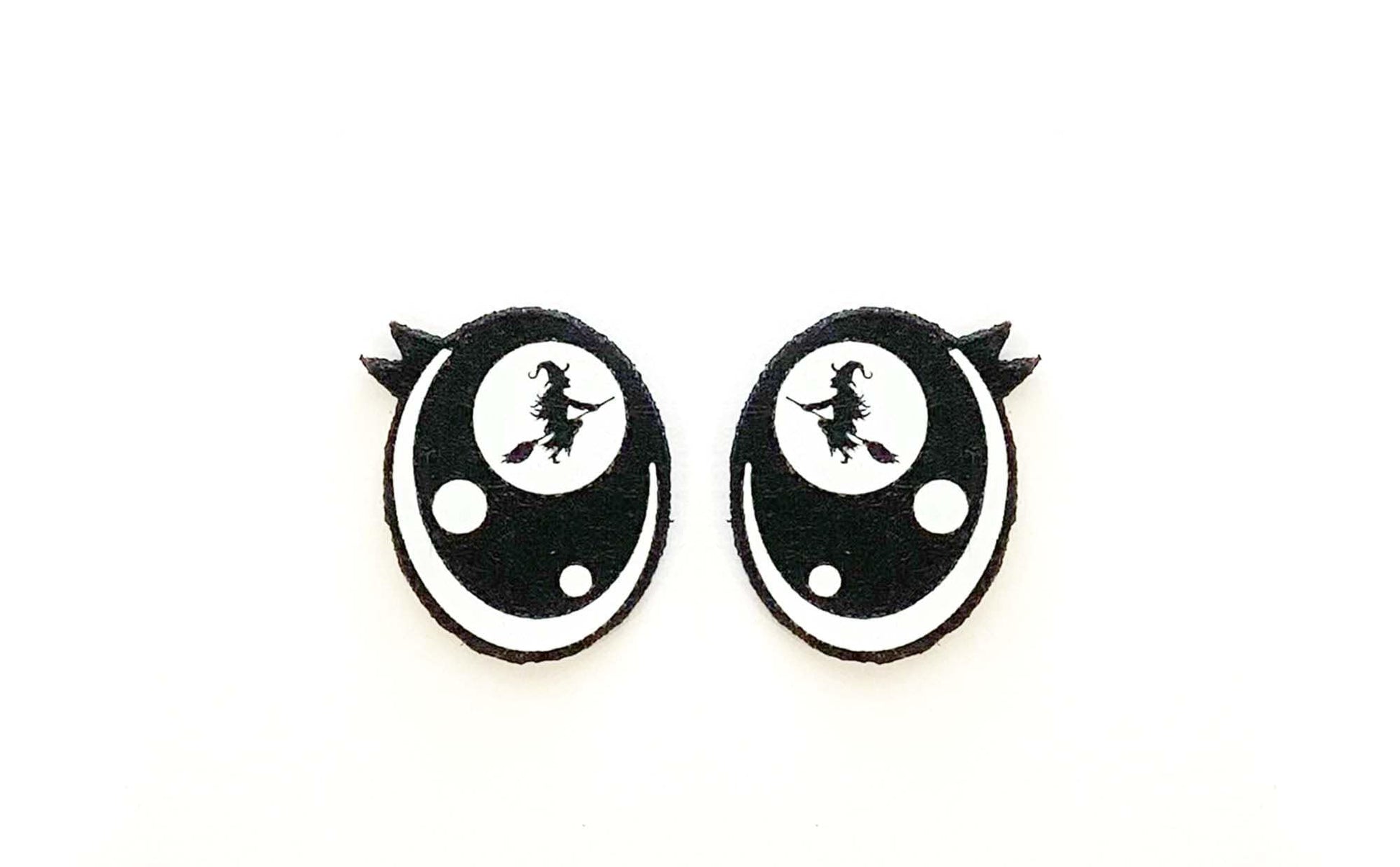 6 Pack of Halloween Felt Eyes