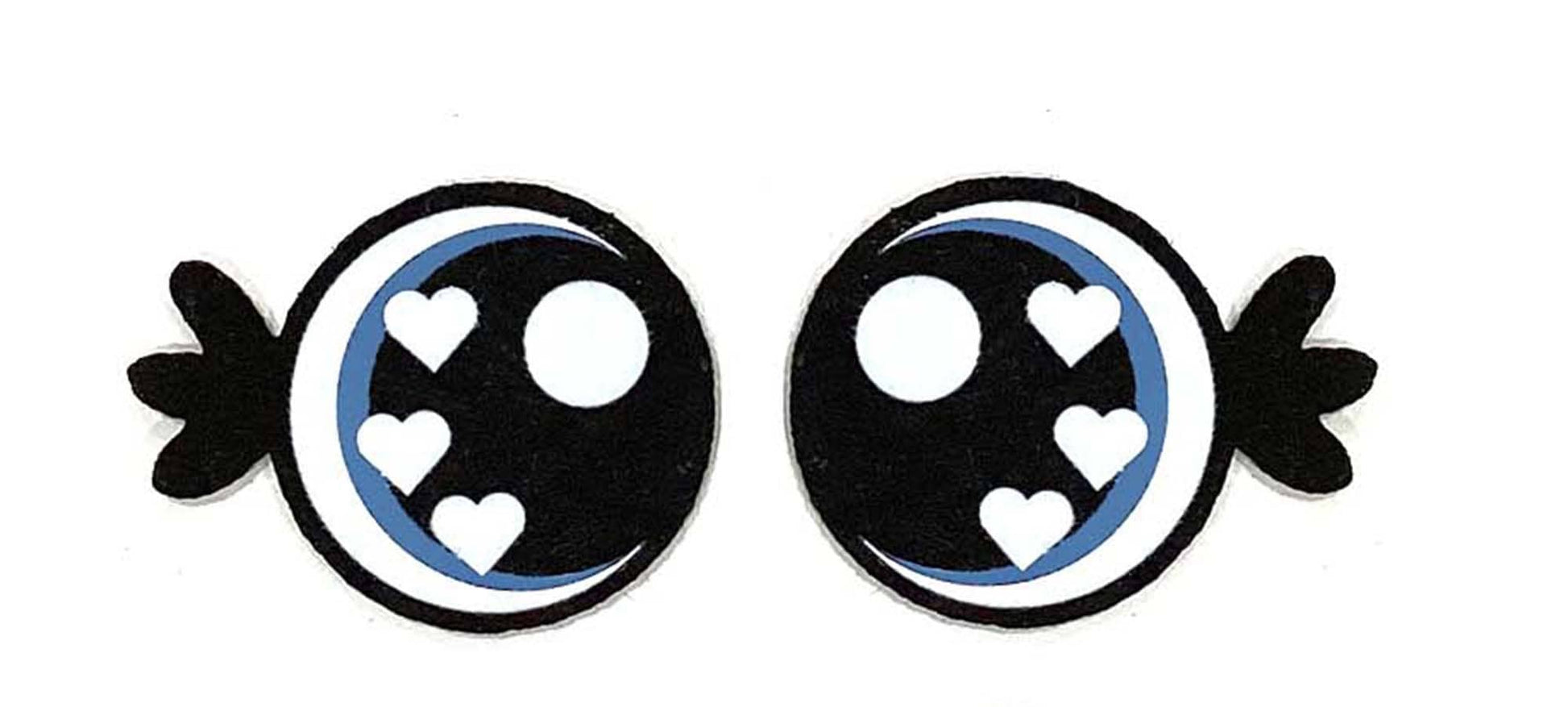 6 Pack of Felt Eyes For Amigurumi