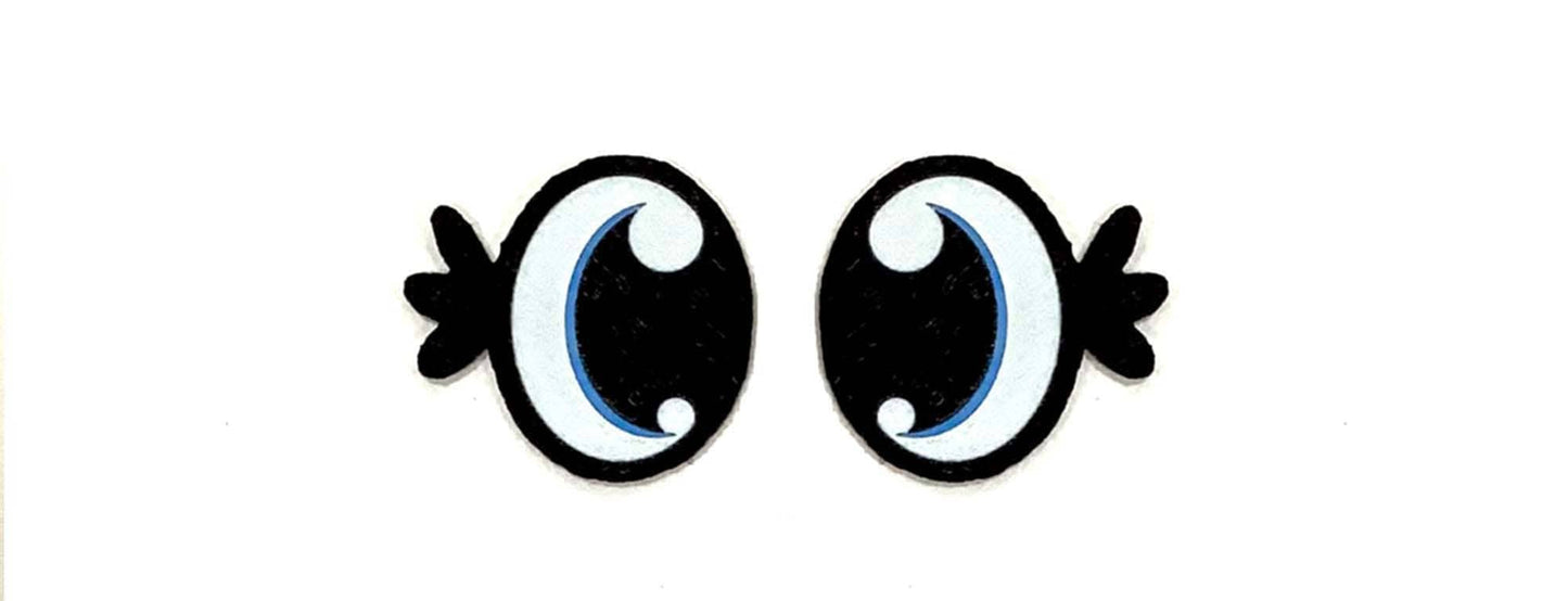 6 Pack of Felt Eyes For Amigurumi