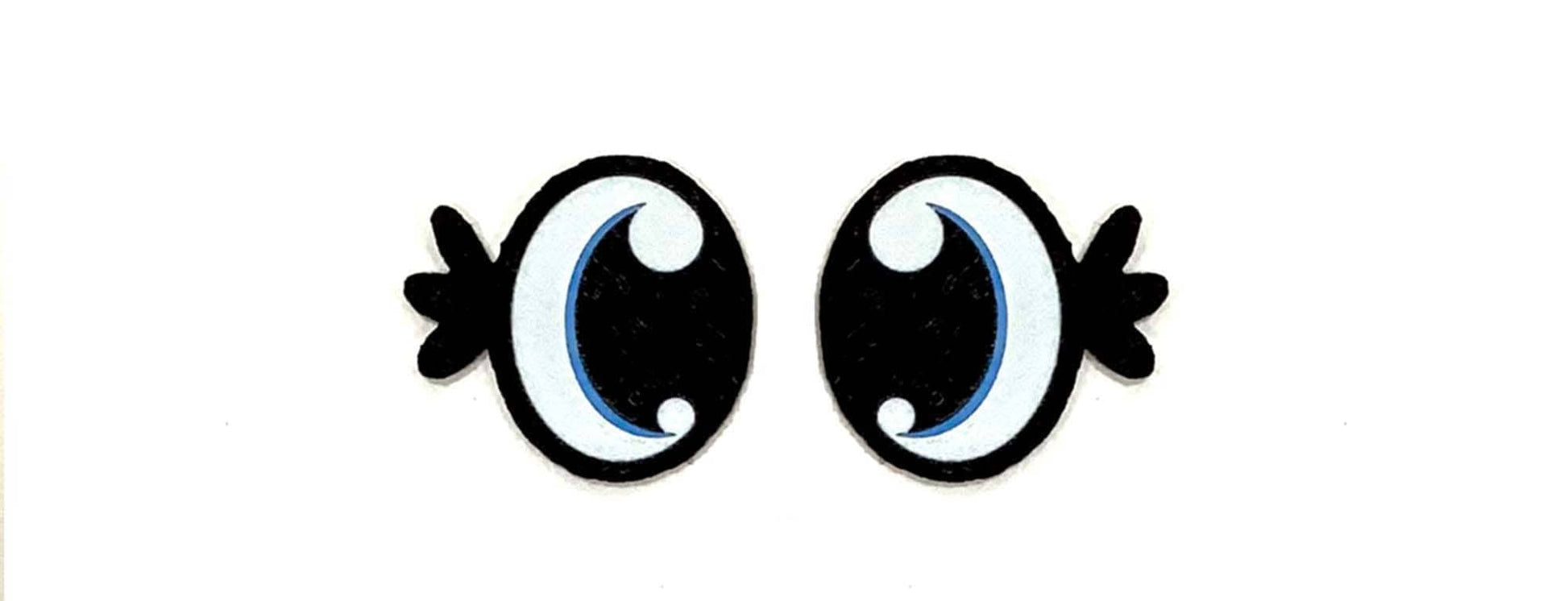 6 Pack of Felt Eyes For Amigurumi