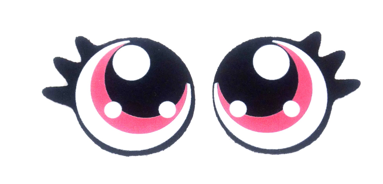 6 Pack of Round Kawaii Felt Eyes for Amigurumi Multiple Sizes Available