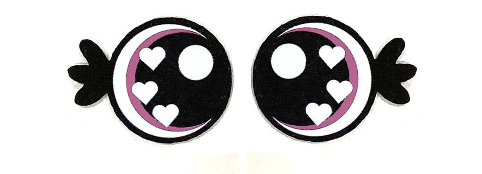 6 Pack of Felt Eyes For Amigurumi
