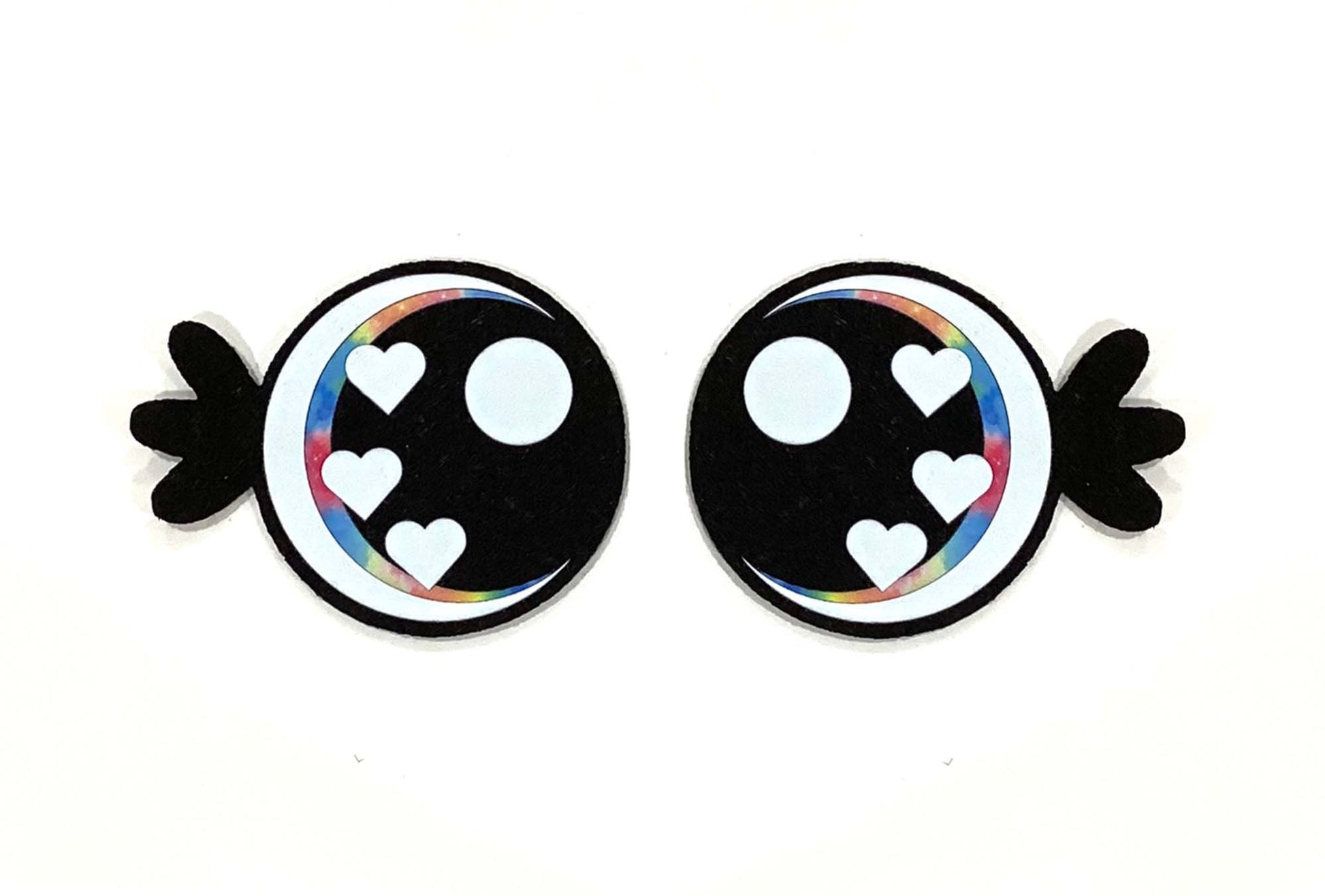 6 Pack of Felt Eyes For Amigurumi