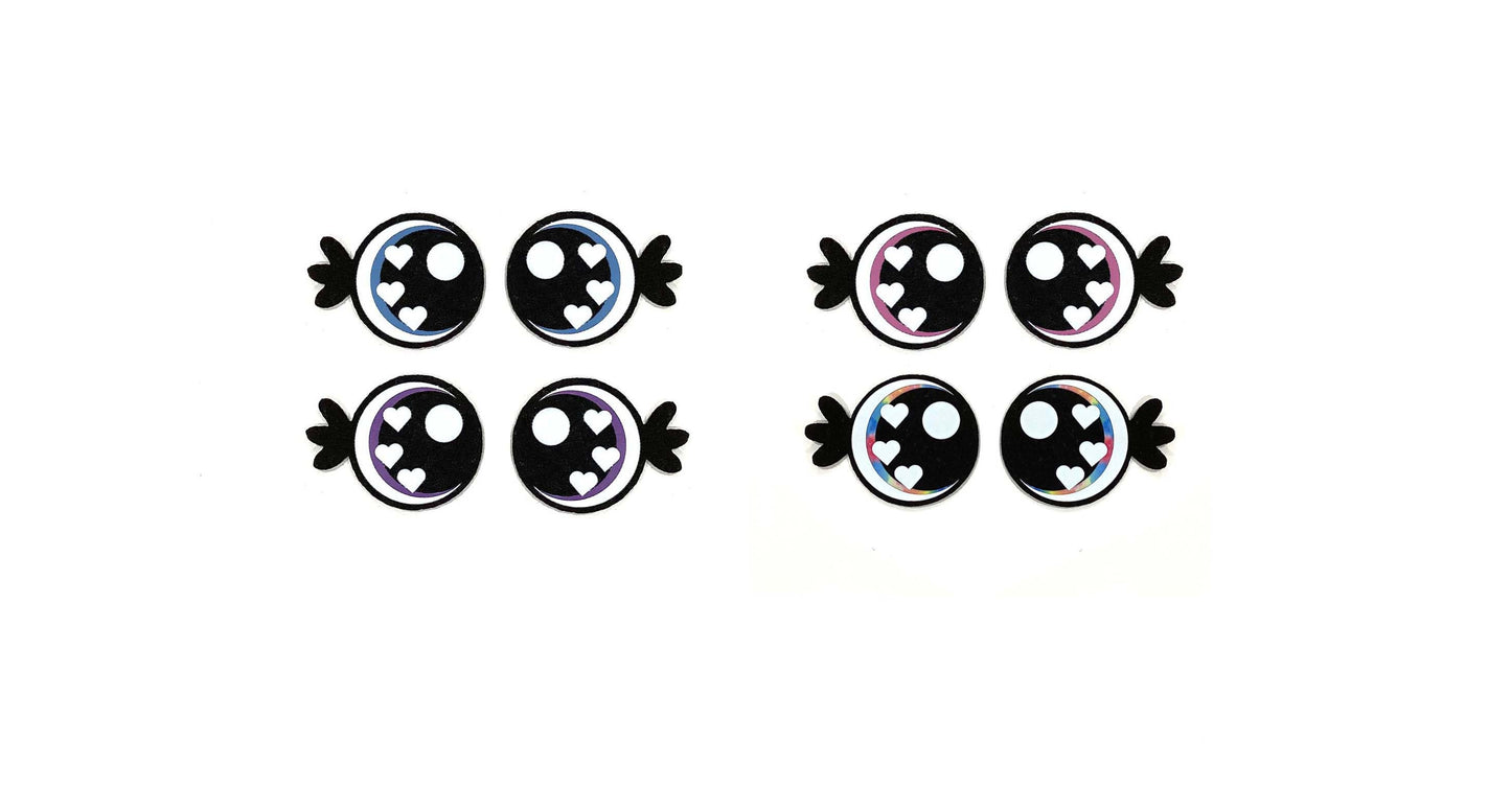 6 Pack of Felt Eyes For Amigurumi