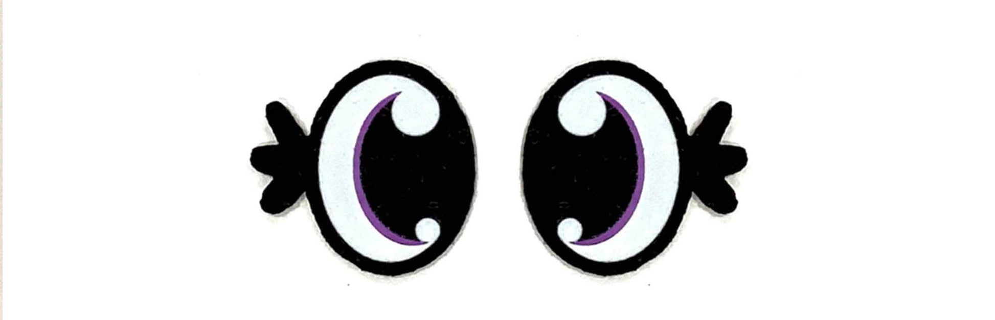 6 Pack of Felt Eyes For Amigurumi